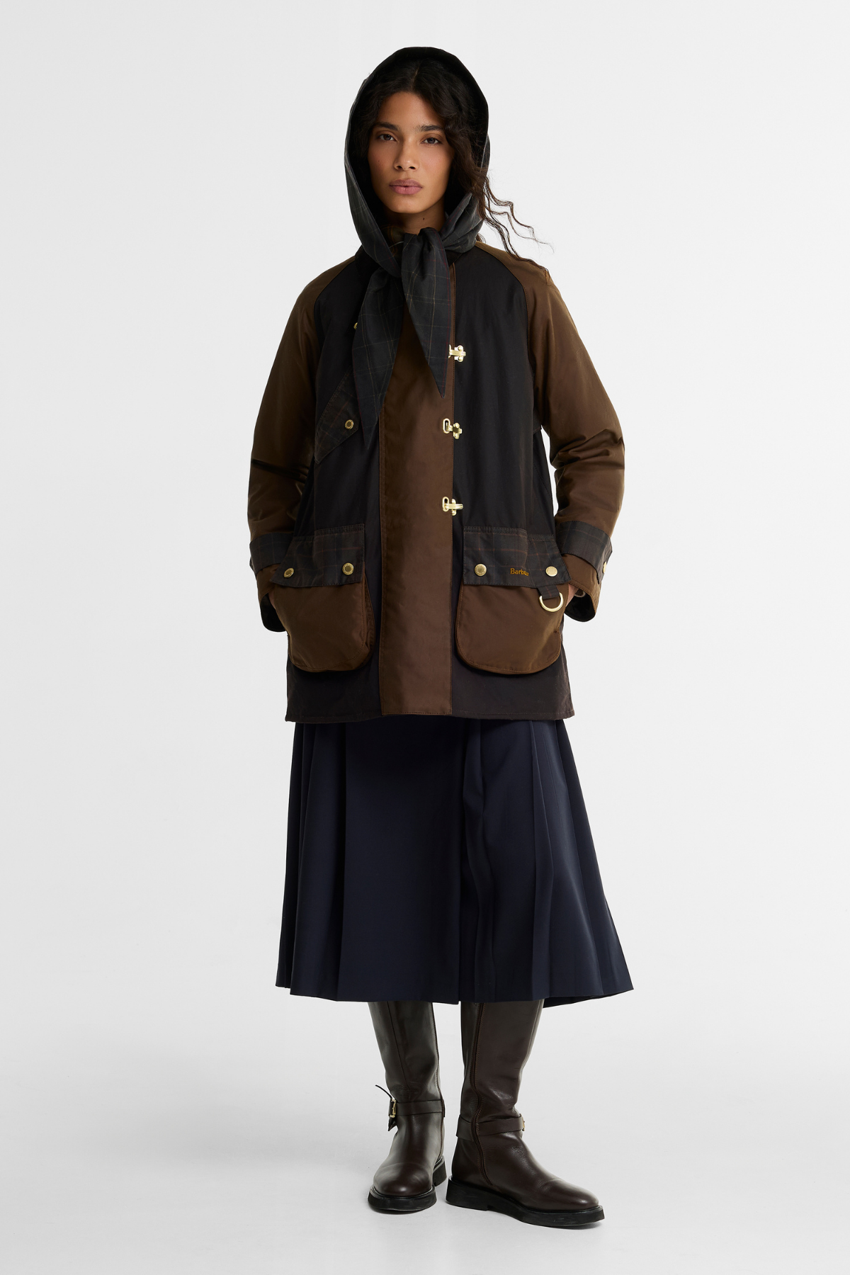 Barbour Felton Yağlı Ceket RU91 Rustic Bark Muted
