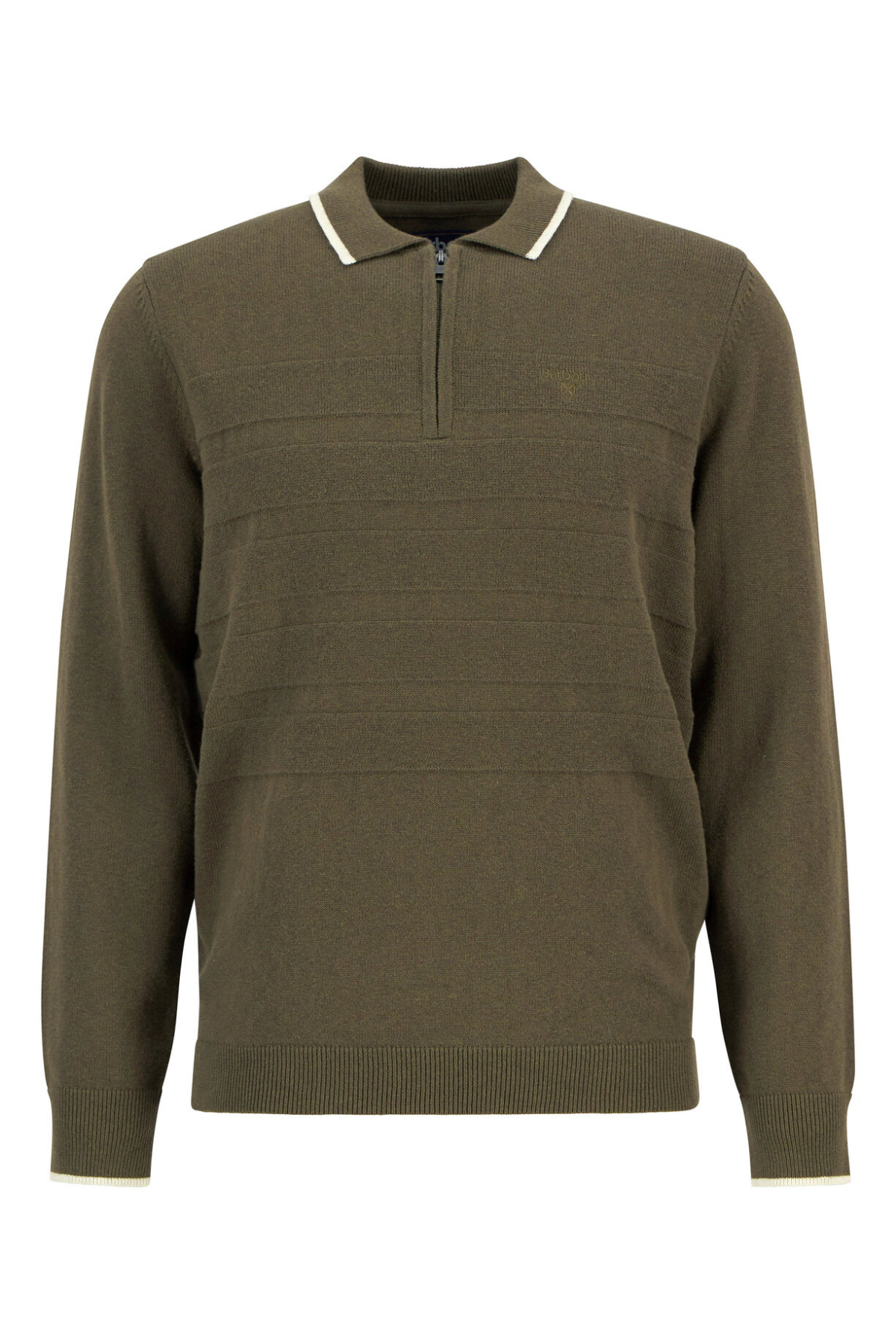 Barbour Fenhill Knitted Kazak OL54 Mıd Olıve