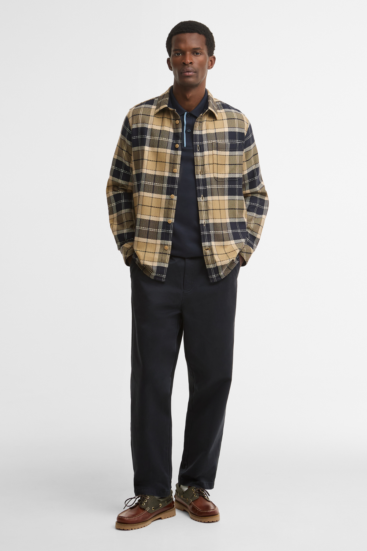 Barbour Fergus Relaxed Tartan Gömlek TN39 Birchwood Dress Tartan
