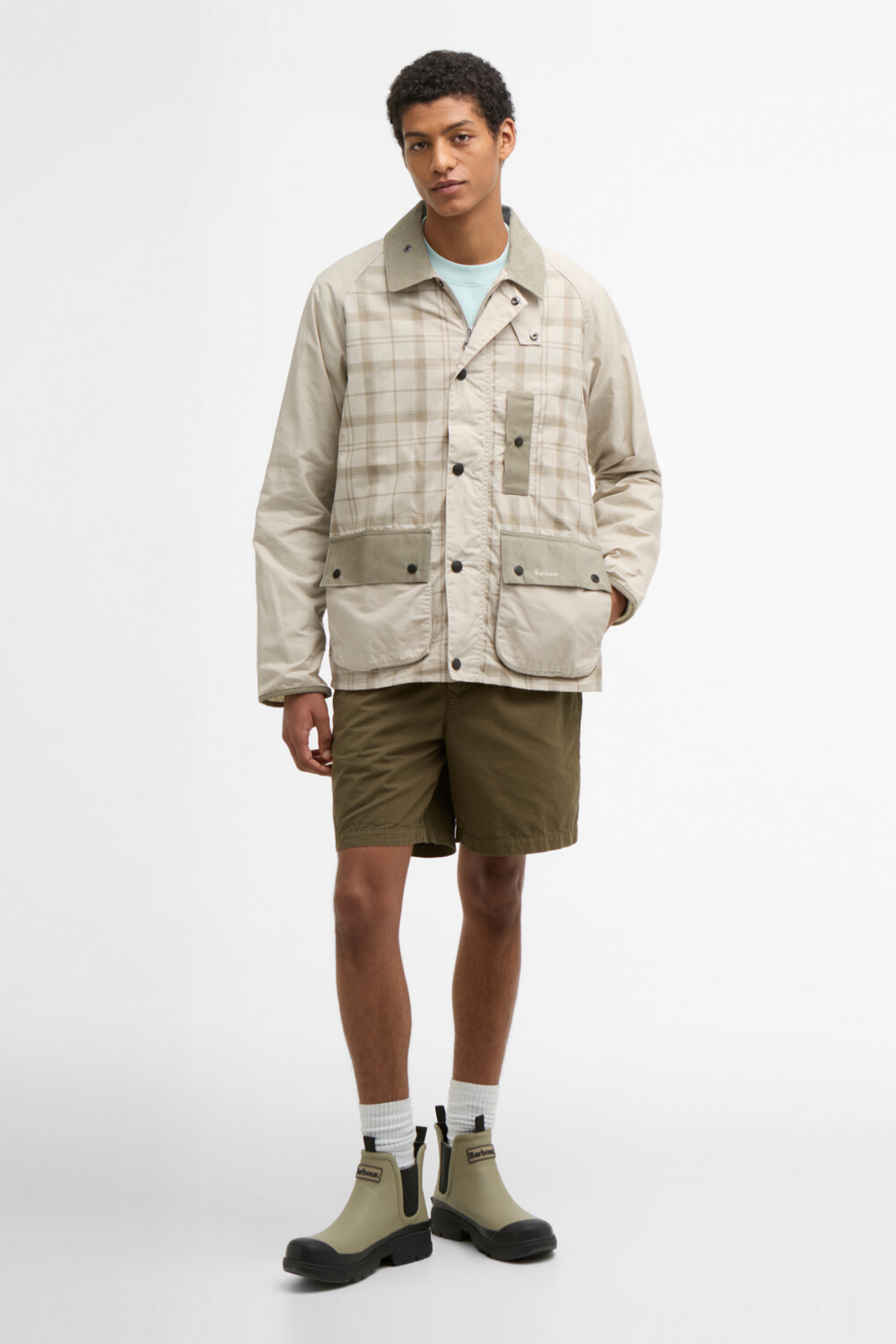 Barbour Festival Modified Bedale Ceket ST31 Mist Tartan