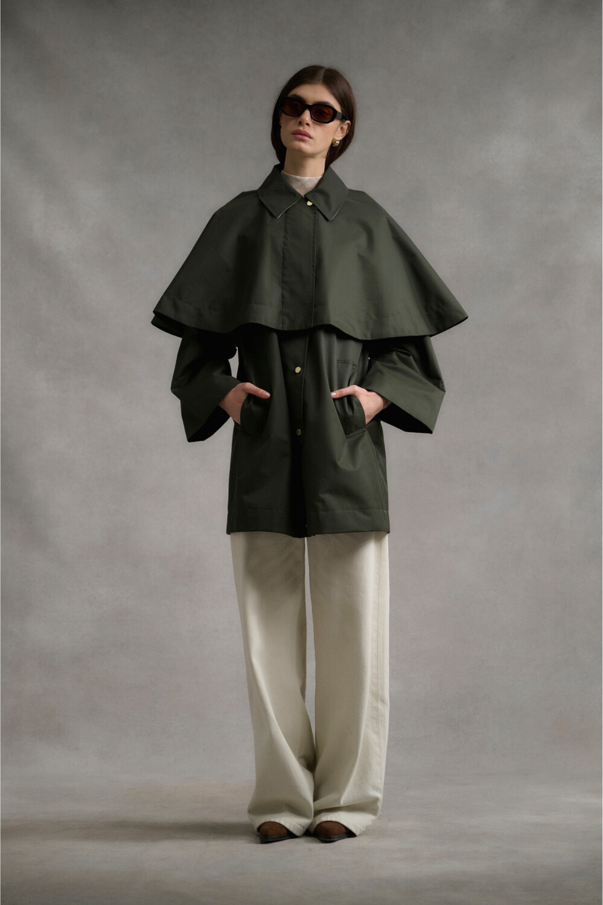 Barbour Fia Showeproof Ceket SG71 Sage/Ancient Poplar