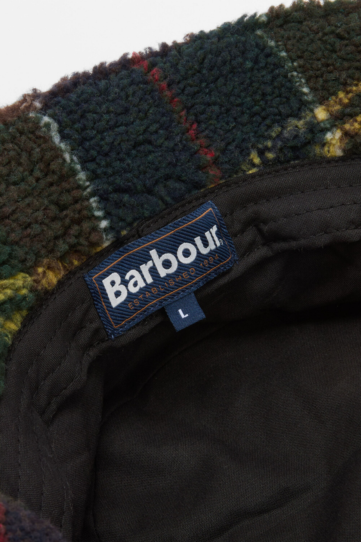 Barbour Field Fleece Bucket Şapka TN11 Classic Tartan