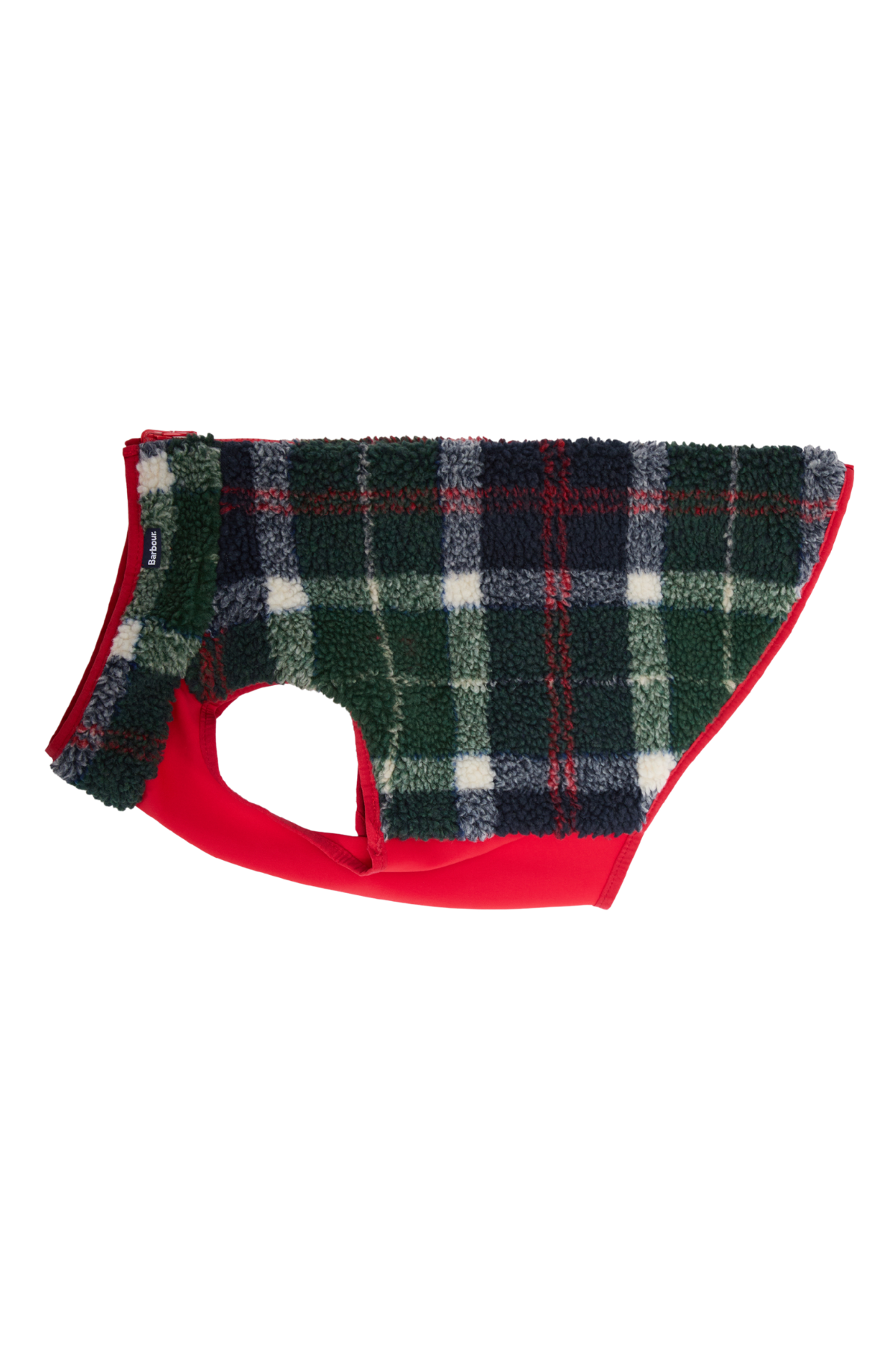 Barbour Field Reversible Köpek Montu TN57 Evergreen Tartan