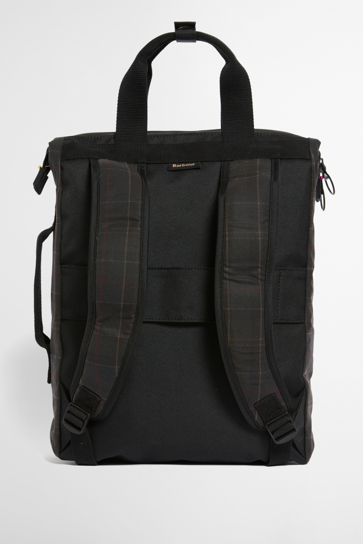 Barbour Field Tartan Yağlı Sırt Çantası OL91 Dark Classic Tartan