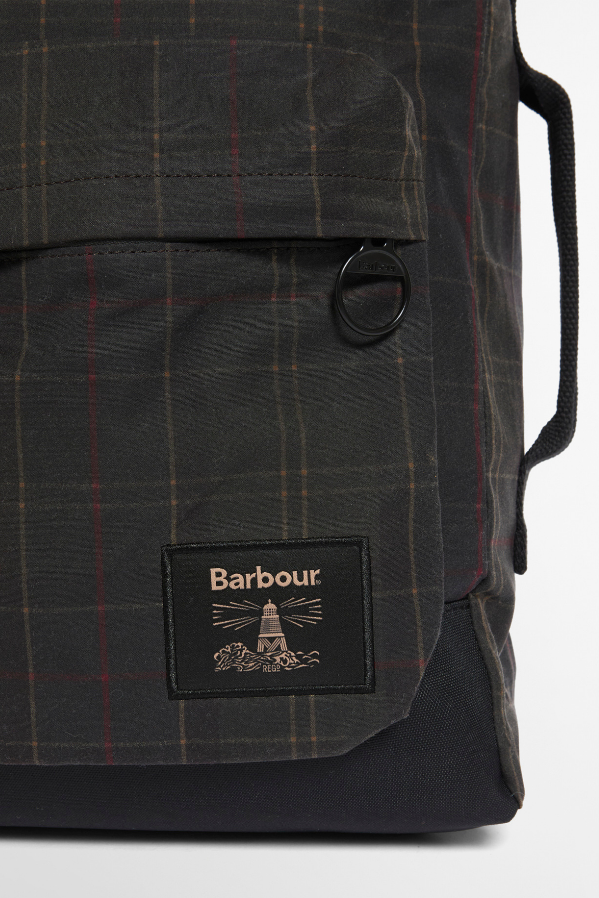 Barbour Field Tartan Yağlı Sırt Çantası OL91 Dark Classic Tartan