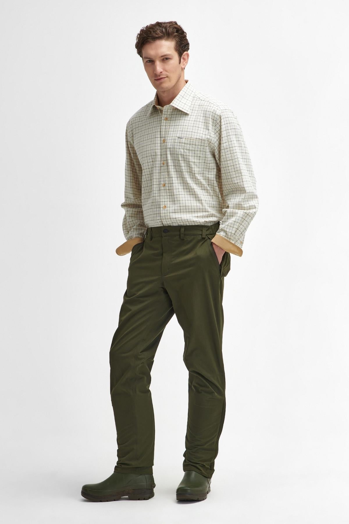 Barbour Field Tattersall Gömlek BL33 Blue