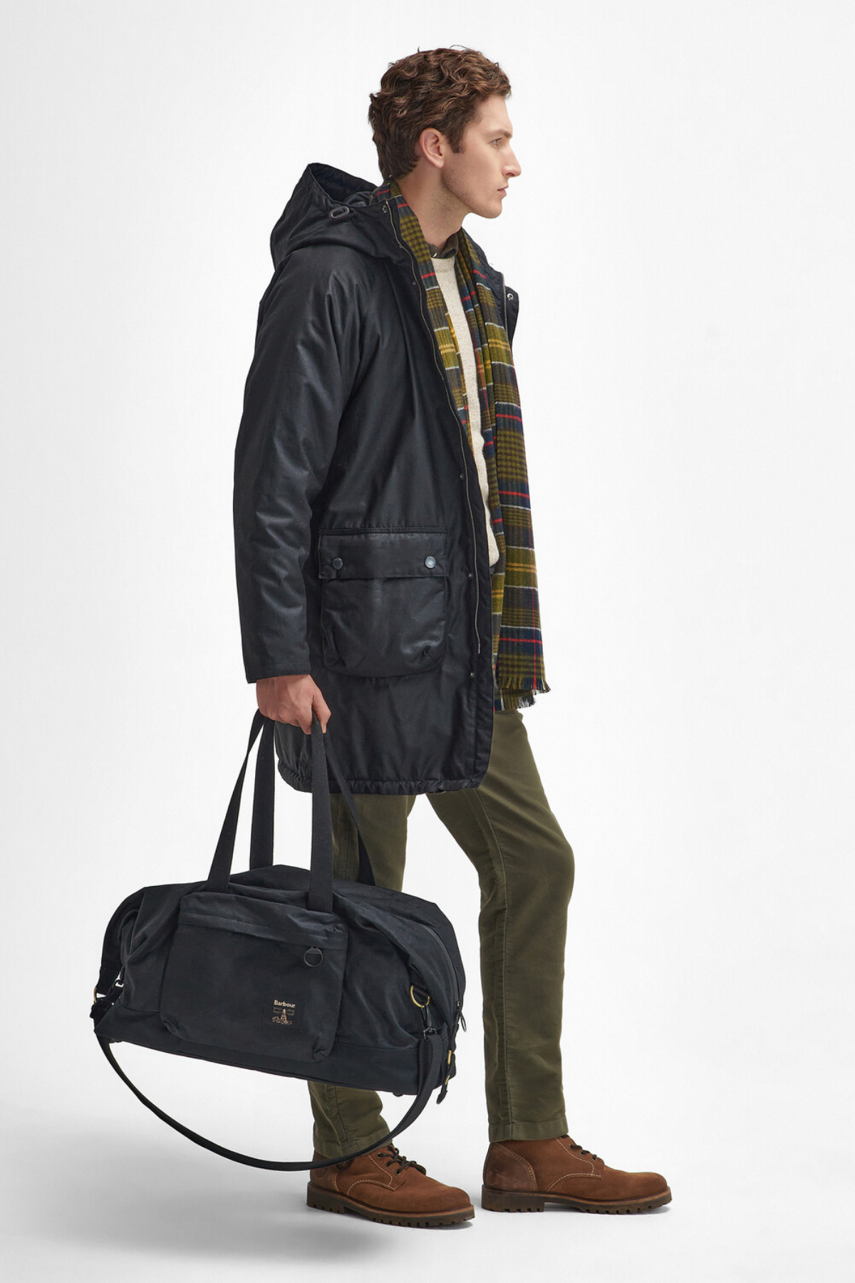 Barbour Field Yağlı Seyahat Çantası BK31 Black