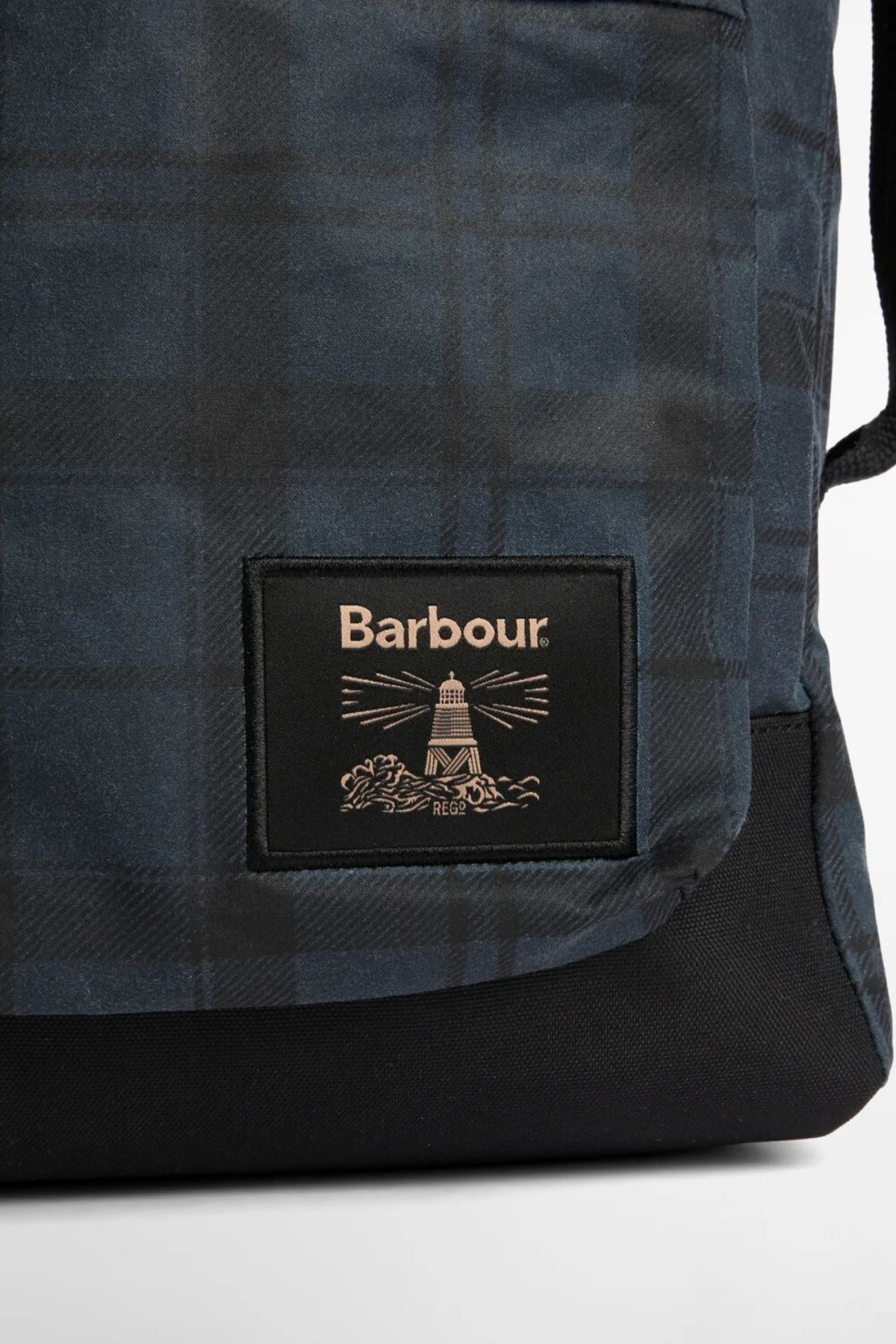Barbour Field Yağlı Sırt Çantası NY75 Navy Tartan