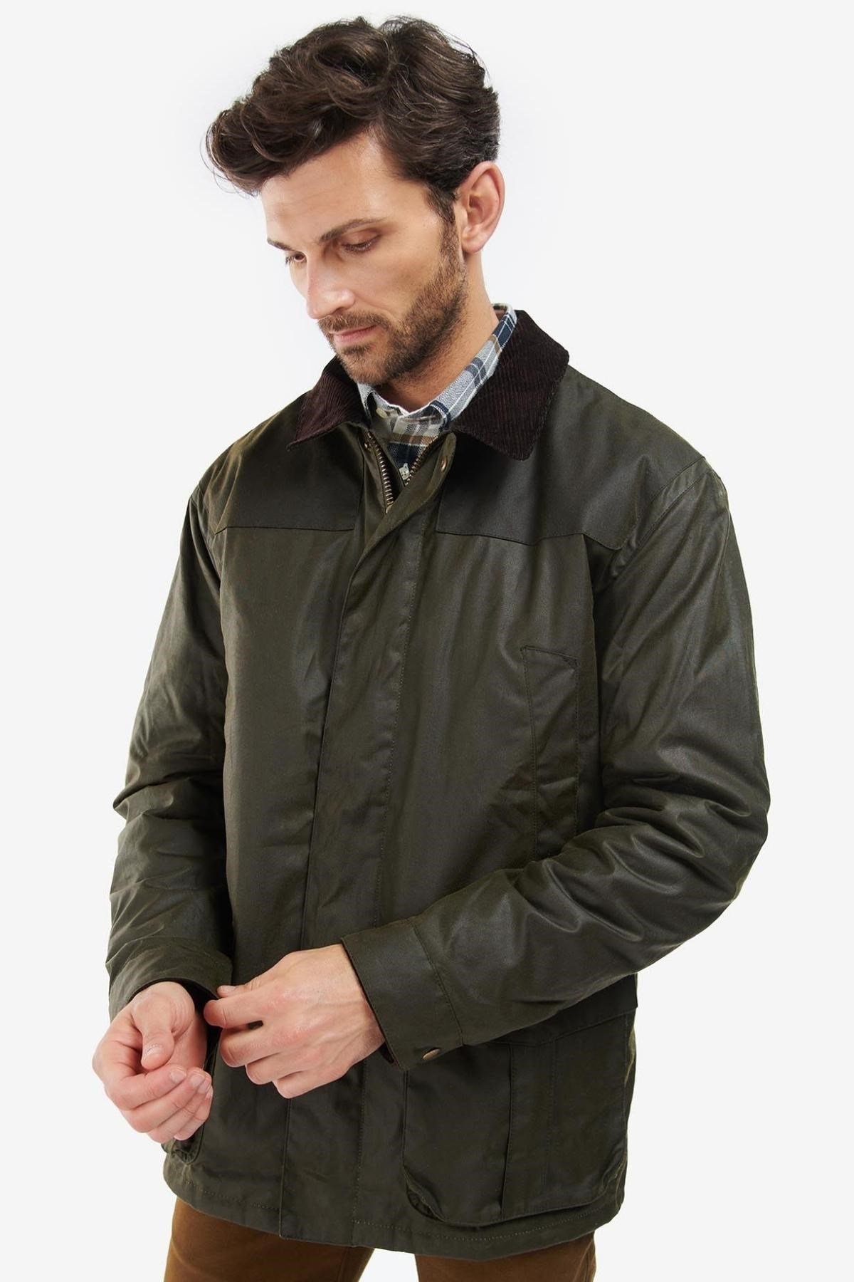 Barbour Findon Yağlı Ceket OL99 Archive Olive