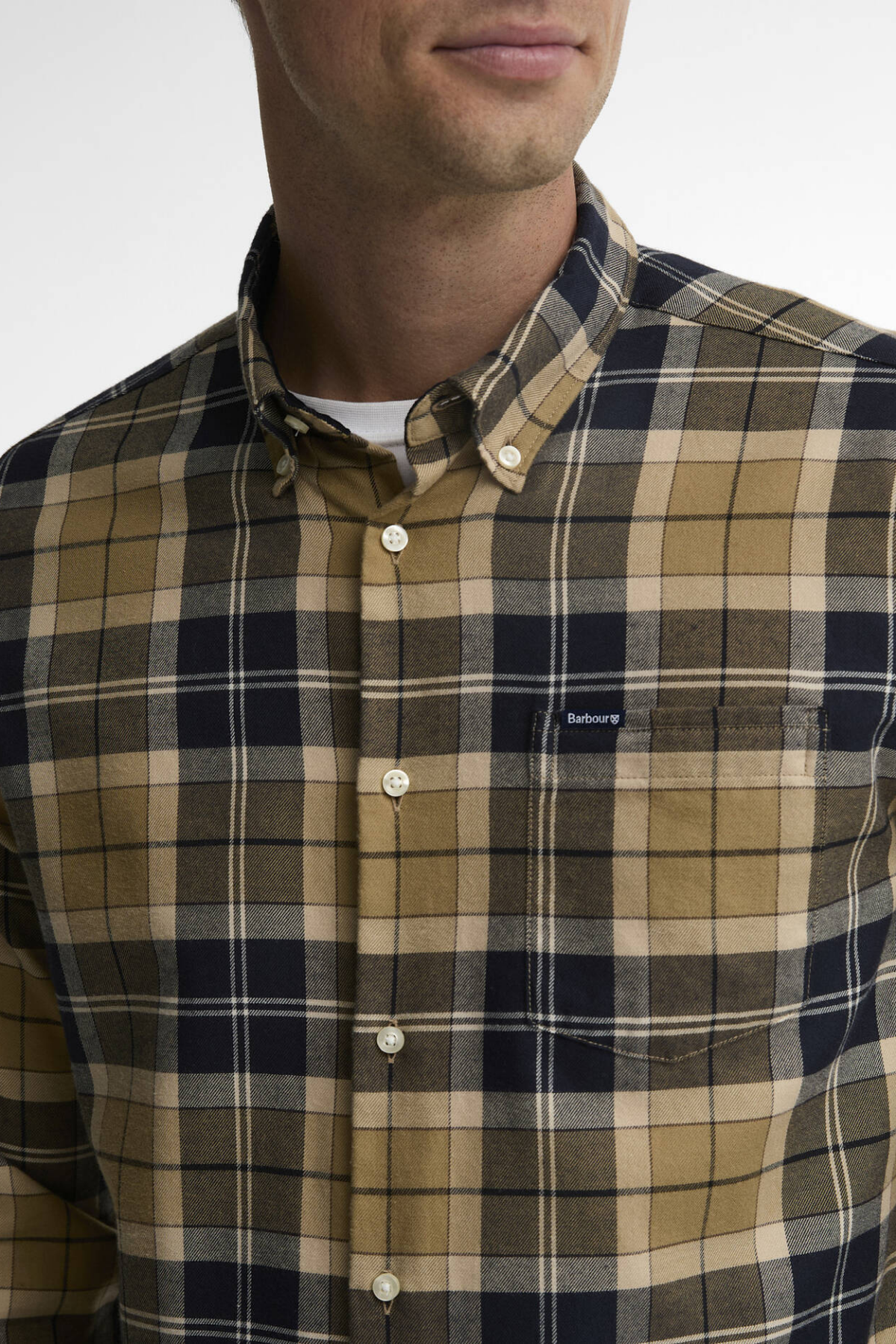 Barbour Fortrose Tailored Tartan Gömlek TN39 Birchwood Dress Tartan