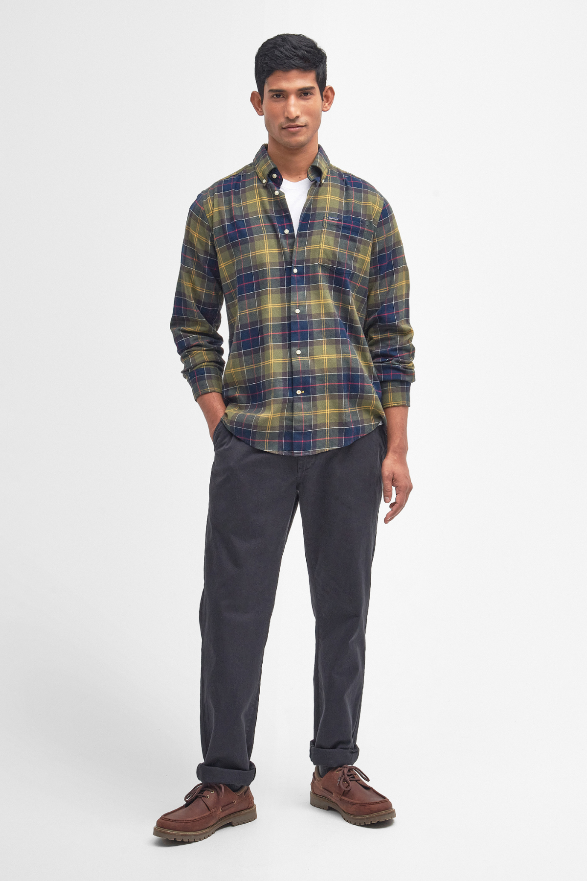 Barbour Fortrose Tailored Tartan Gömlek TN52 Classic Tartan