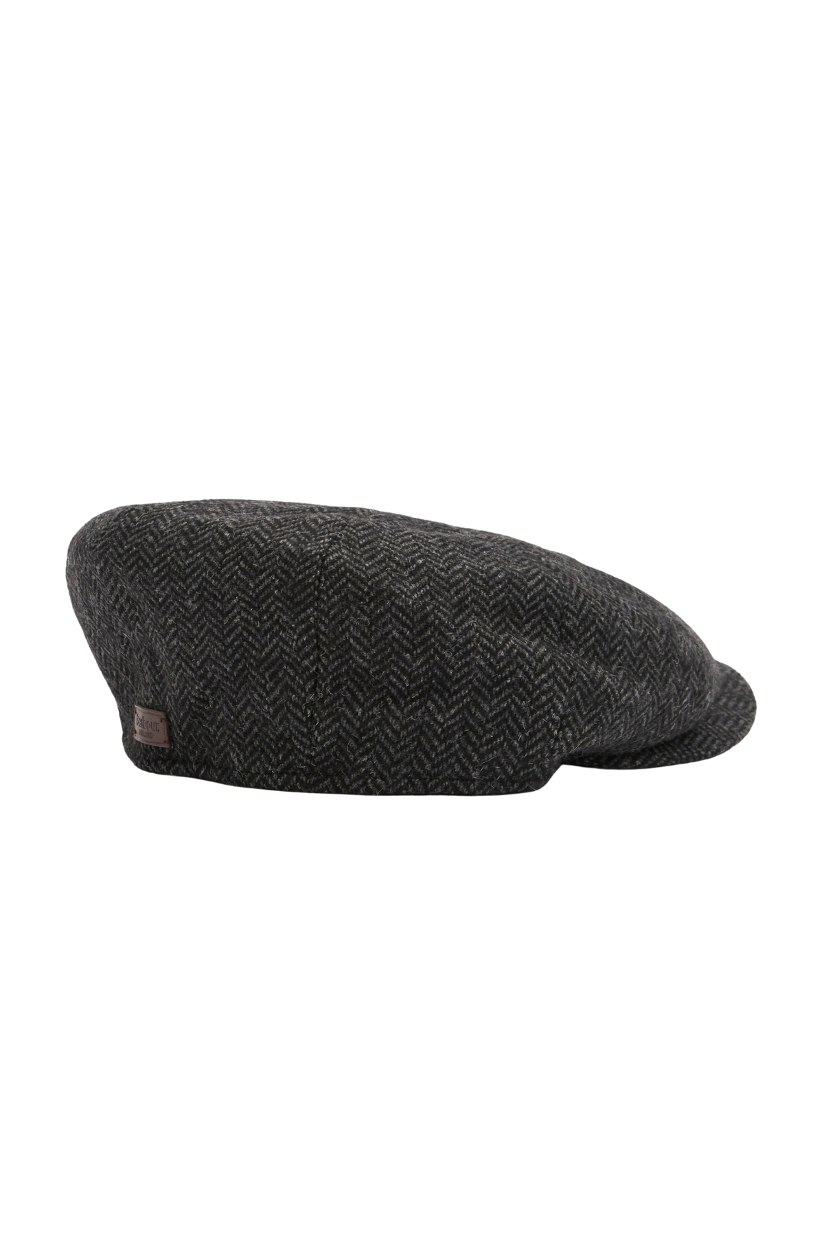 Barbour Fyne Tweed Baker Şapka CH71 Charcoal Grey