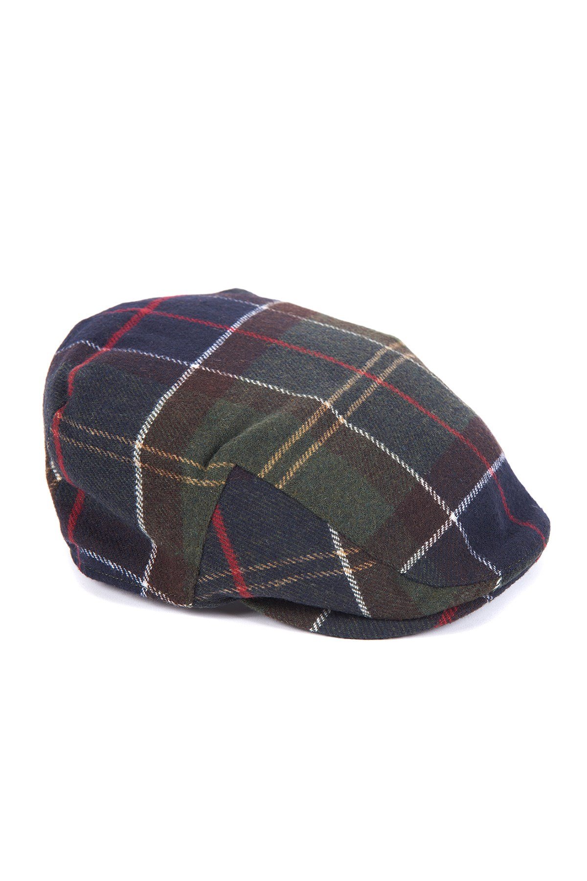 Barbour Gallingale Tartan Flat Şapka TN11 Classic Tartan