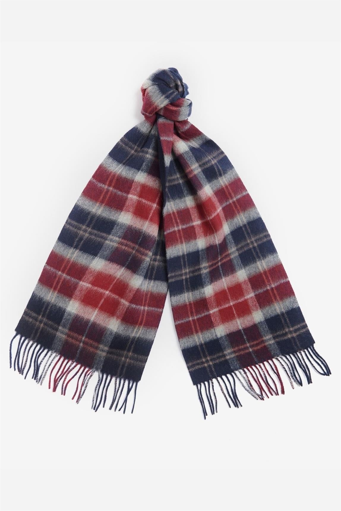 Barbour Galston Tartan Atkı RE75 Cranberry Tartan