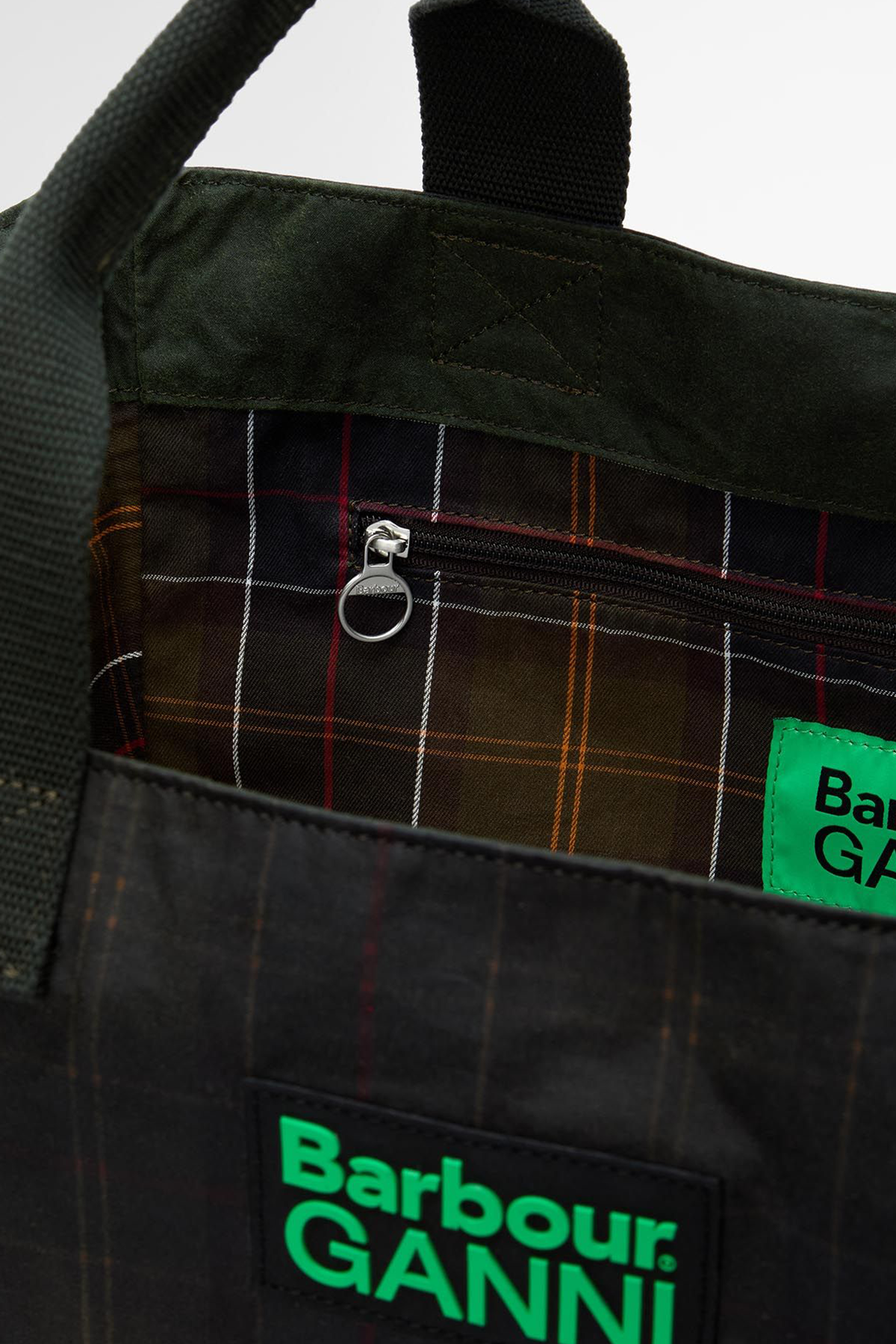 Barbour Ganni Yağlı Tote Çanta GN51 Duffle Bag