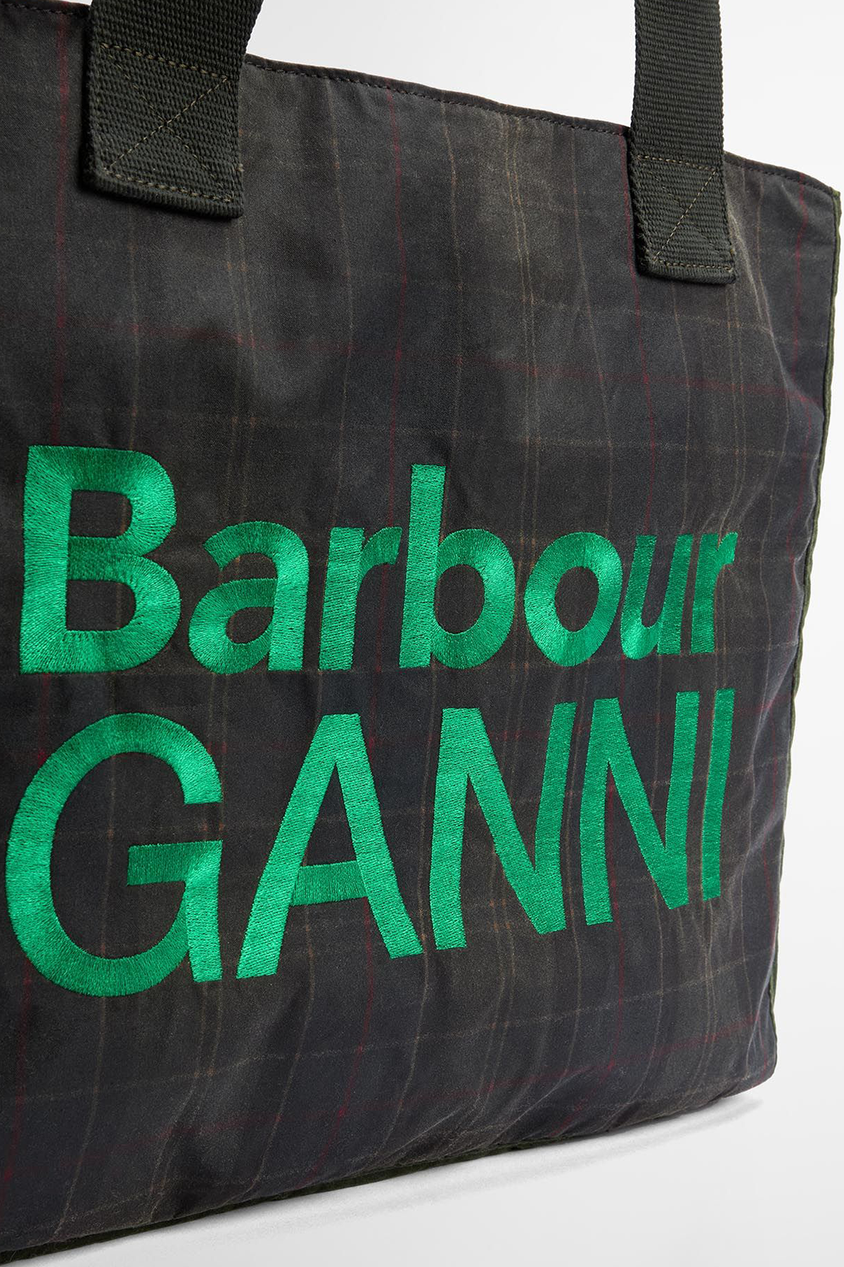 Barbour Ganni Yağlı Tote Çanta GN51 Duffle Bag