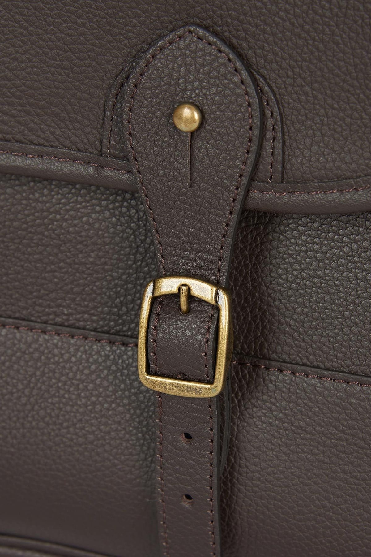 Barbour Gerçek Deri Evrak Çantası BR91 Chocolate
