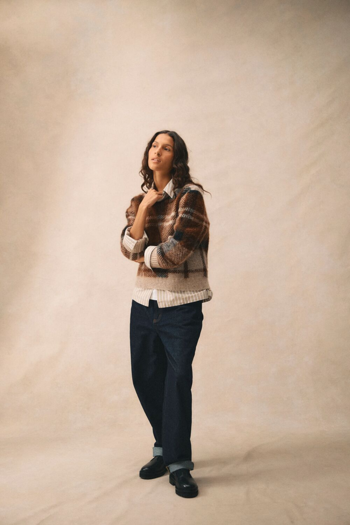 Barbour Glendyn Knitted Kazak MI12 Multi