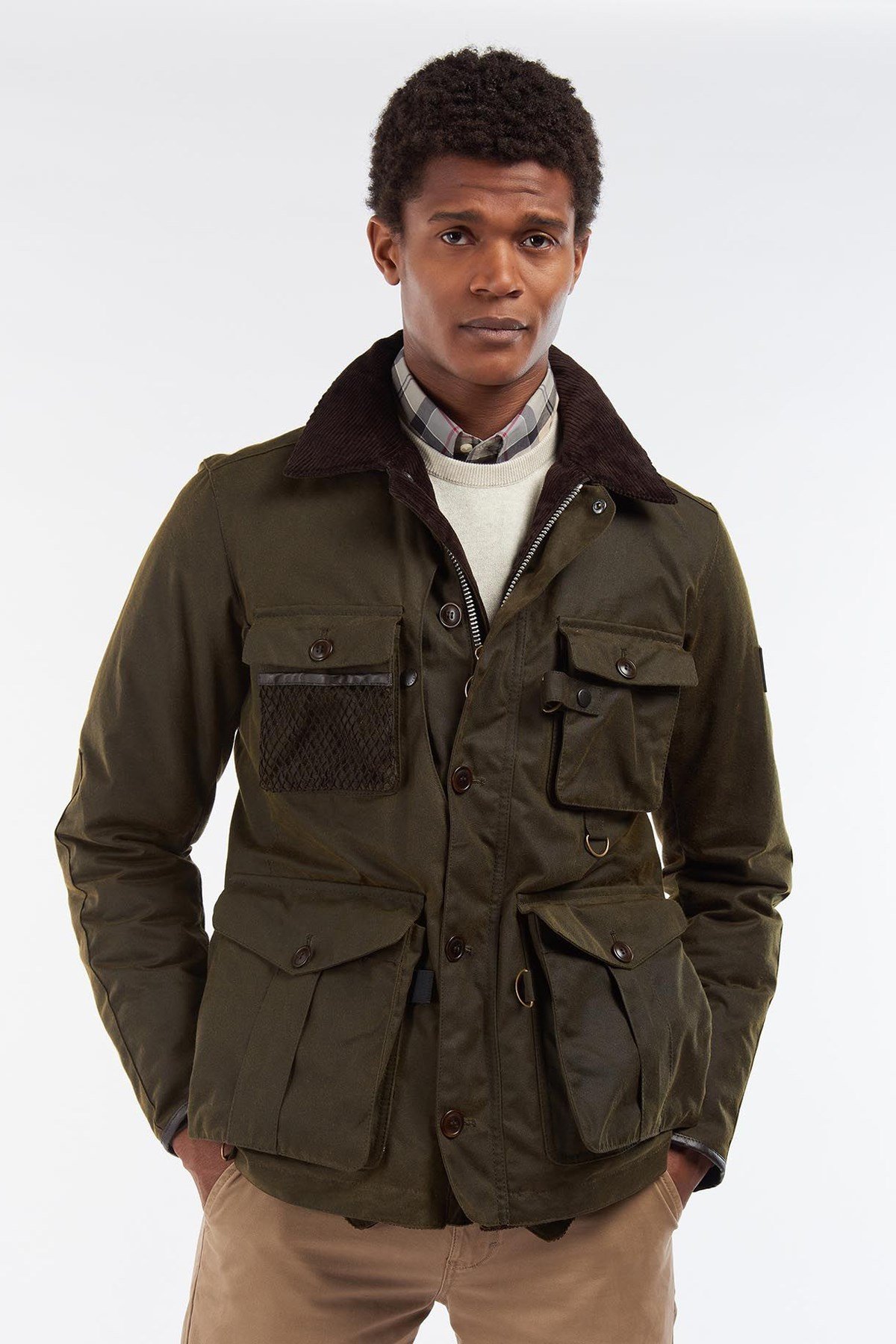 Barbour Gold Standard Grampian Yağlı Ceket OL51 Olive
