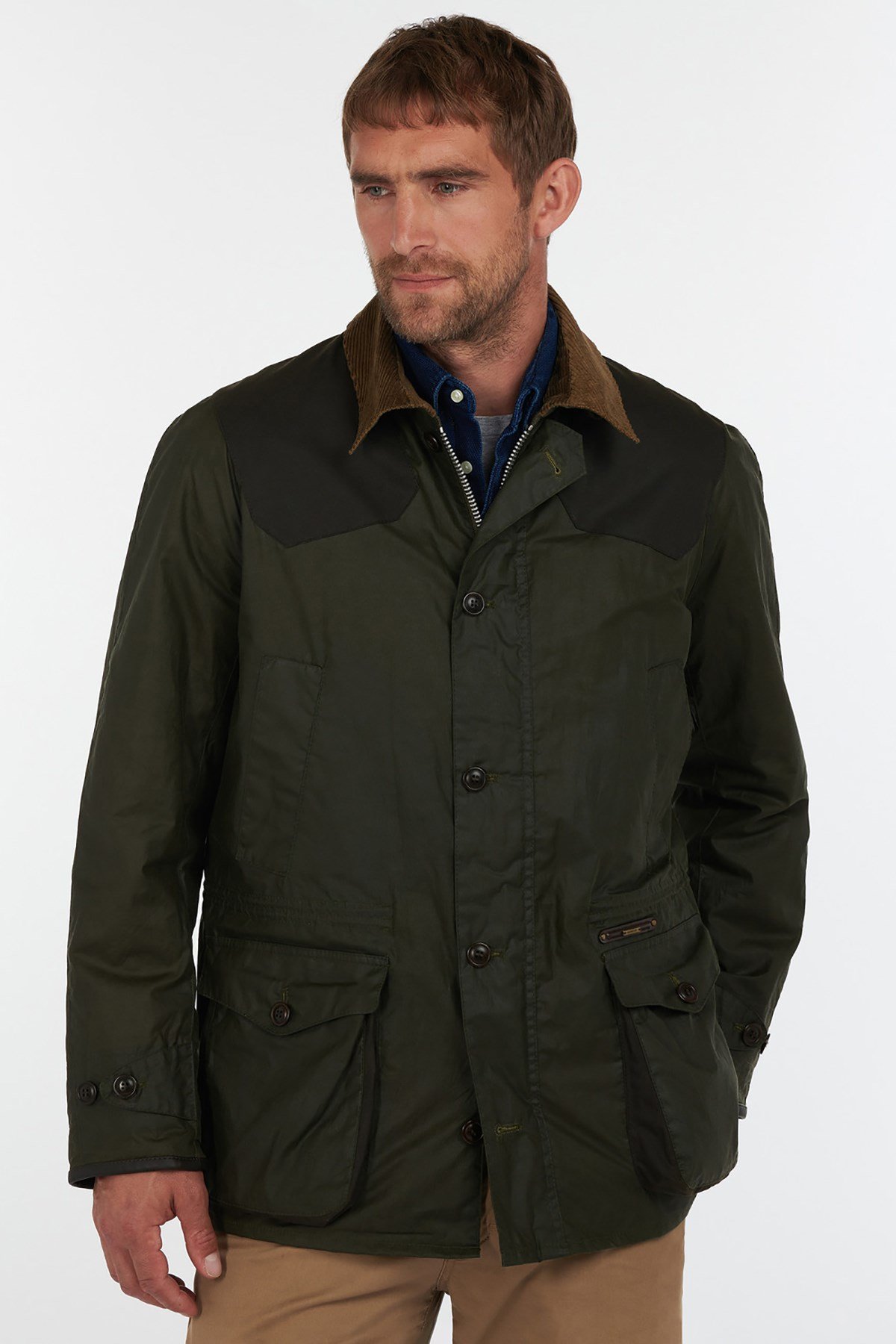 Barbour Gold Standard Oakby Yağlı Ceket OL51 Olive
