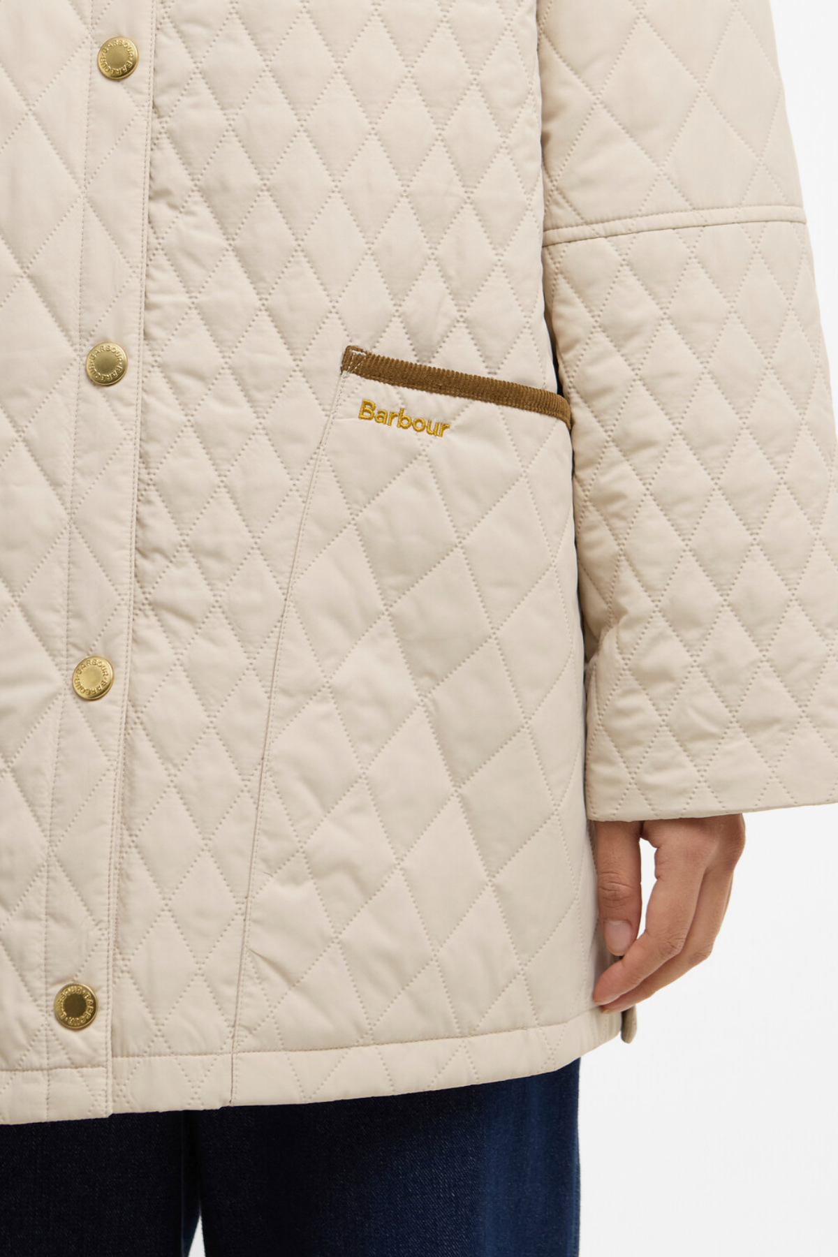 Barbour Goldmire Kapitone Ceket CR11 Jasmine / Dress