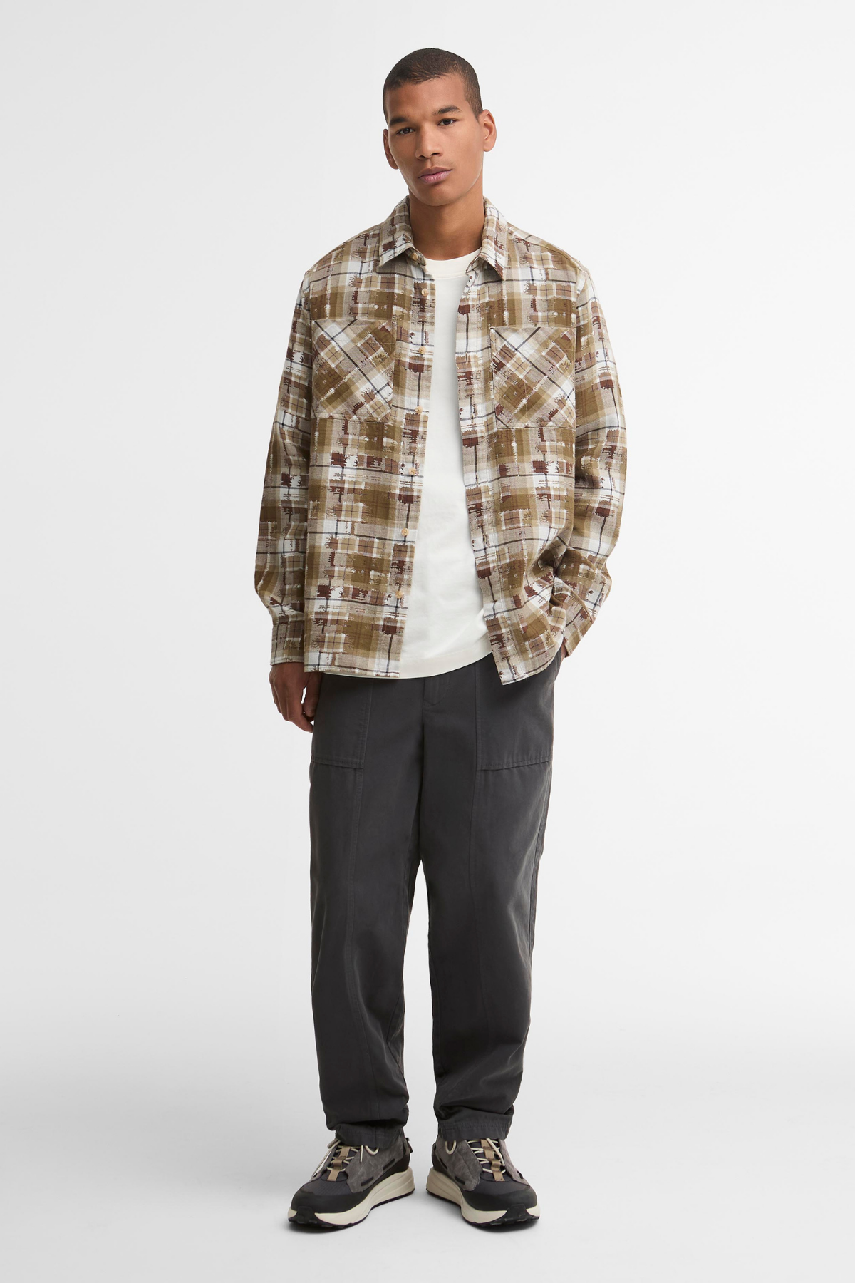 Barbour Gordale Relaxed Tartan Gömlek OL78 Beech