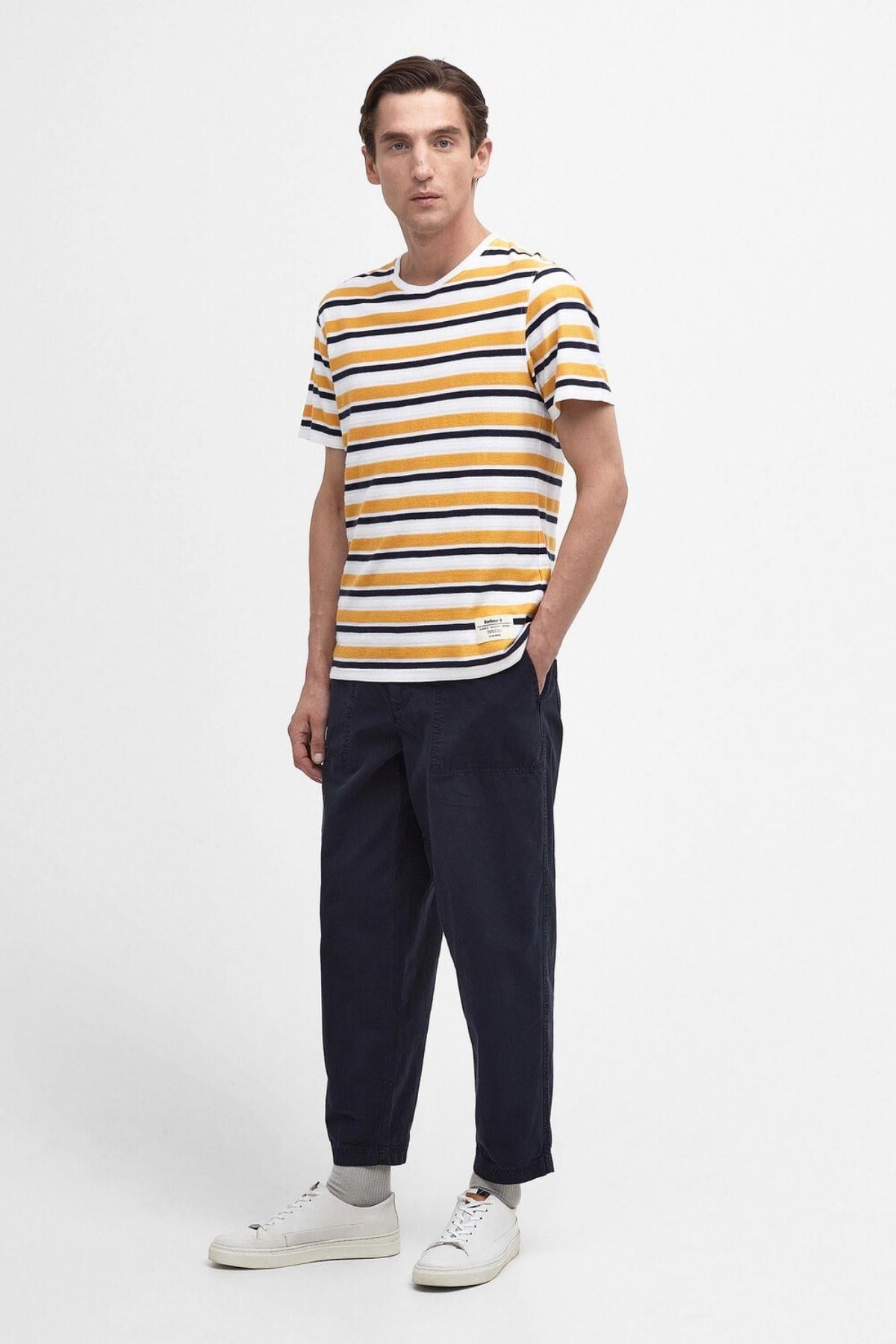 Barbour Grindle Straight-Leg Pantolon NY91 Navy