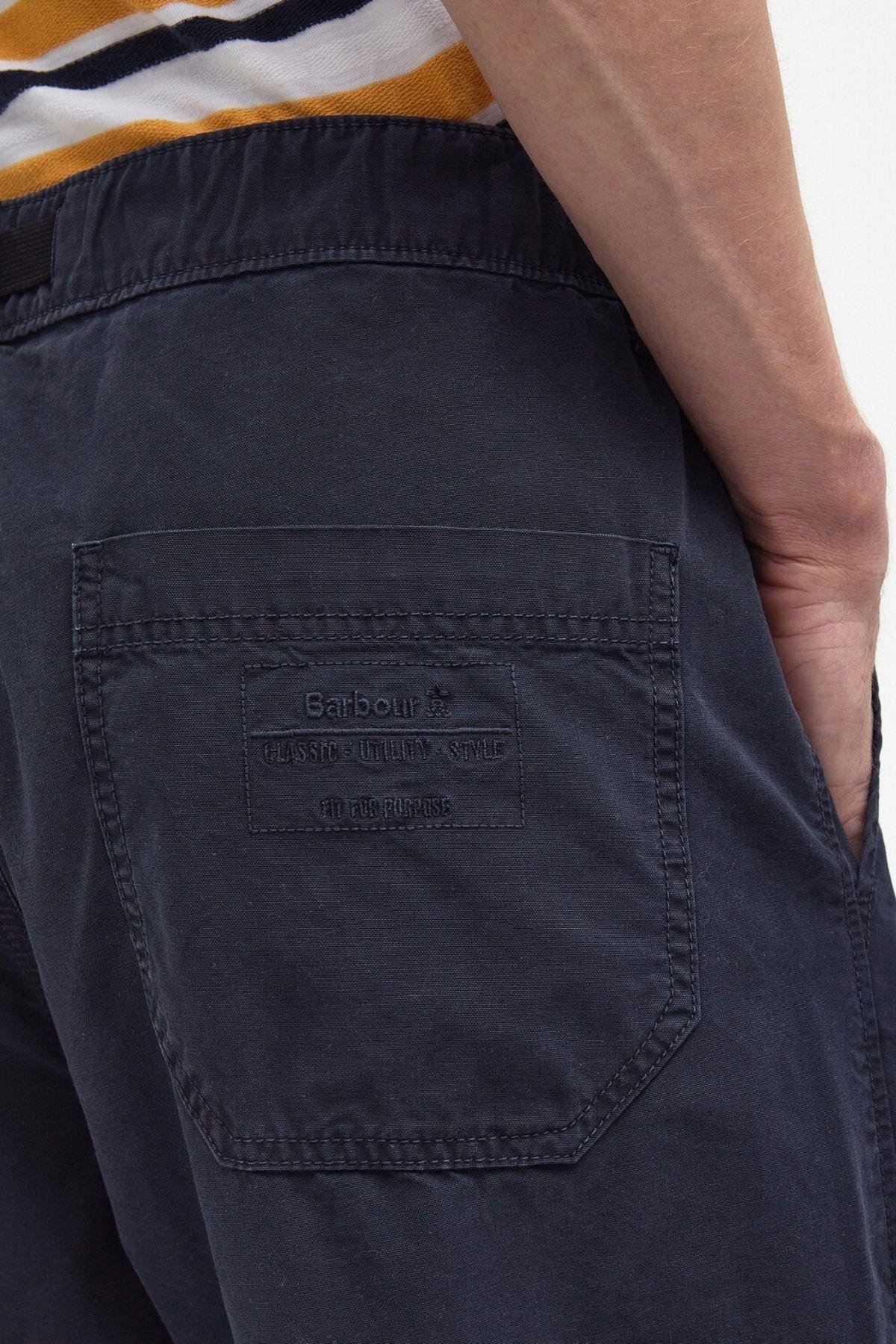 Barbour Grindle Straight-Leg Pantolon NY91 Navy