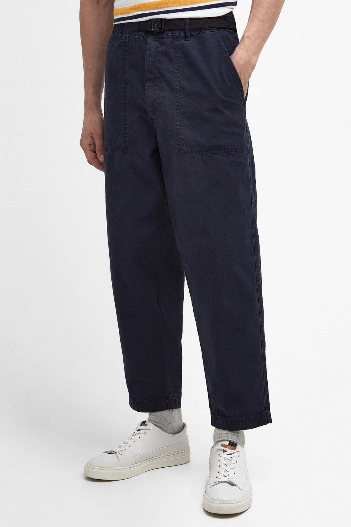Barbour Grindle Straight-Leg Pantolon NY91 Navy