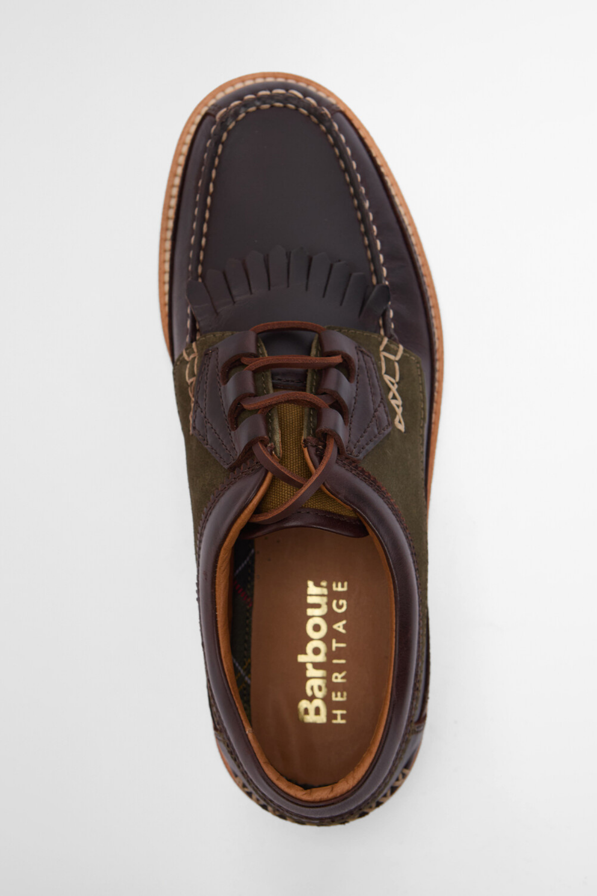 Barbour Grindon Günlük Ayakkabı BR13 Dark Choc/Olive