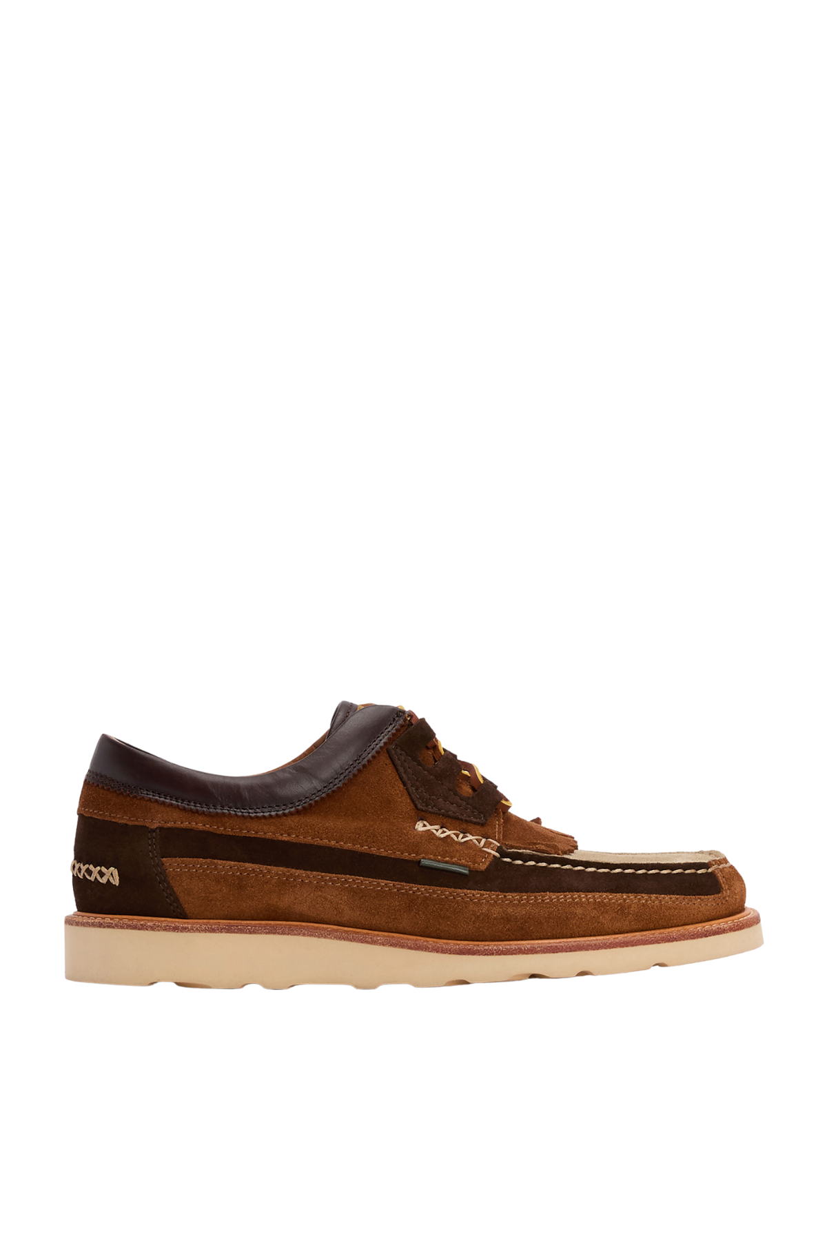 Barbour Grindon Günlük Ayakkabı BR91 Dark Brown/Tan/Light Beige Suede
