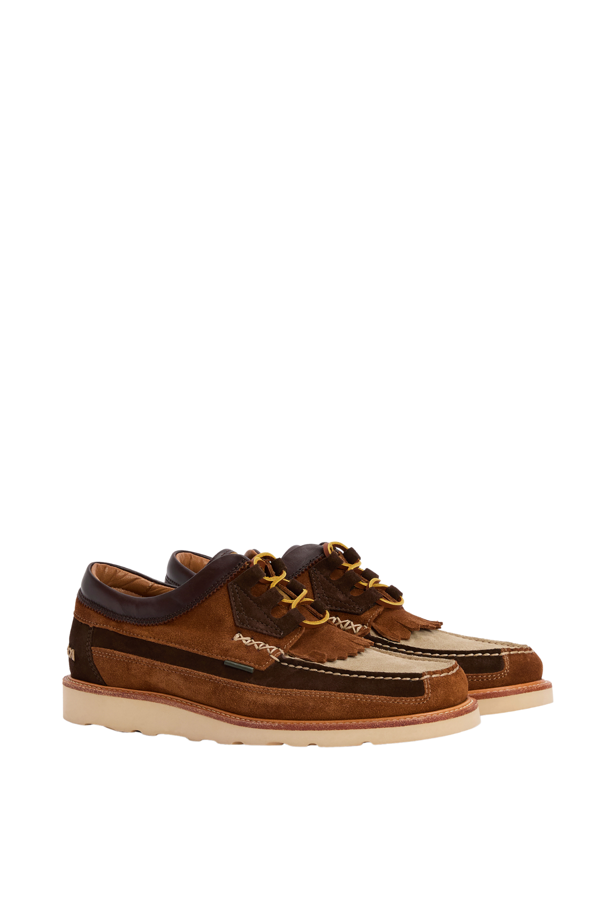 Barbour Grindon Günlük Ayakkabı BR91 Dark Brown/Tan/Light Beige Suede
