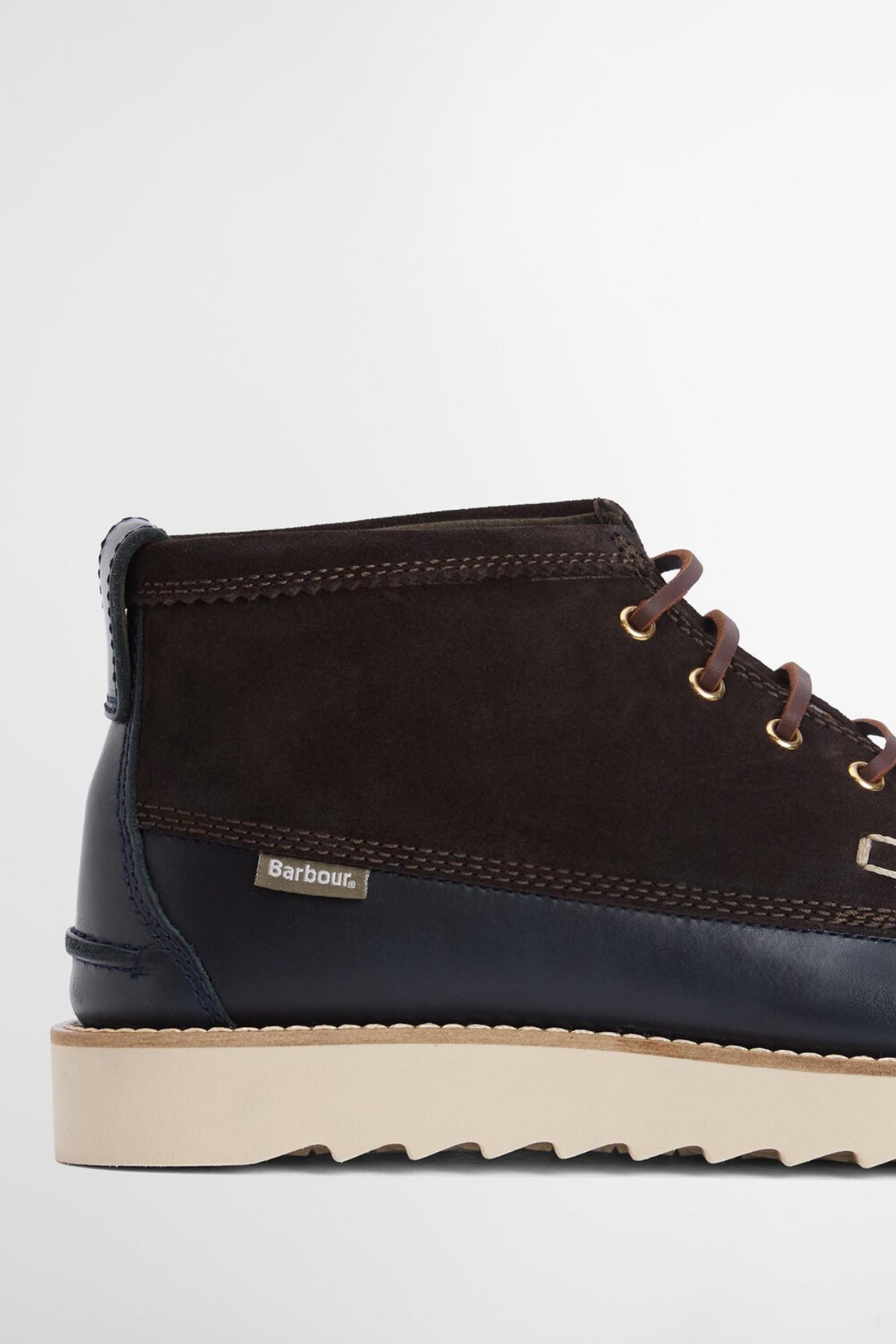 Barbour Hadston Chukka Bot NY94 Navy/Dark Brown