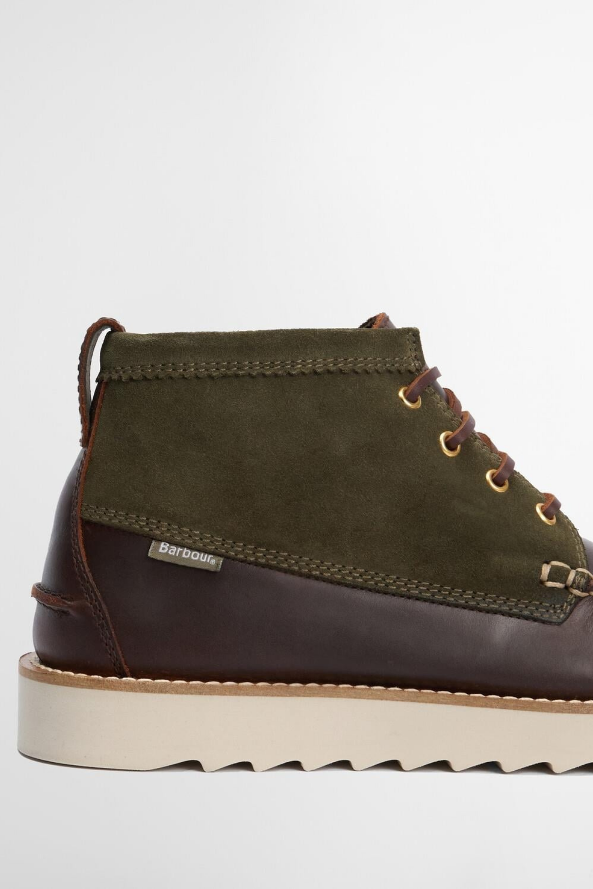 Barbour Hadston Chukka Bot OL32 Olive/Dark Brown