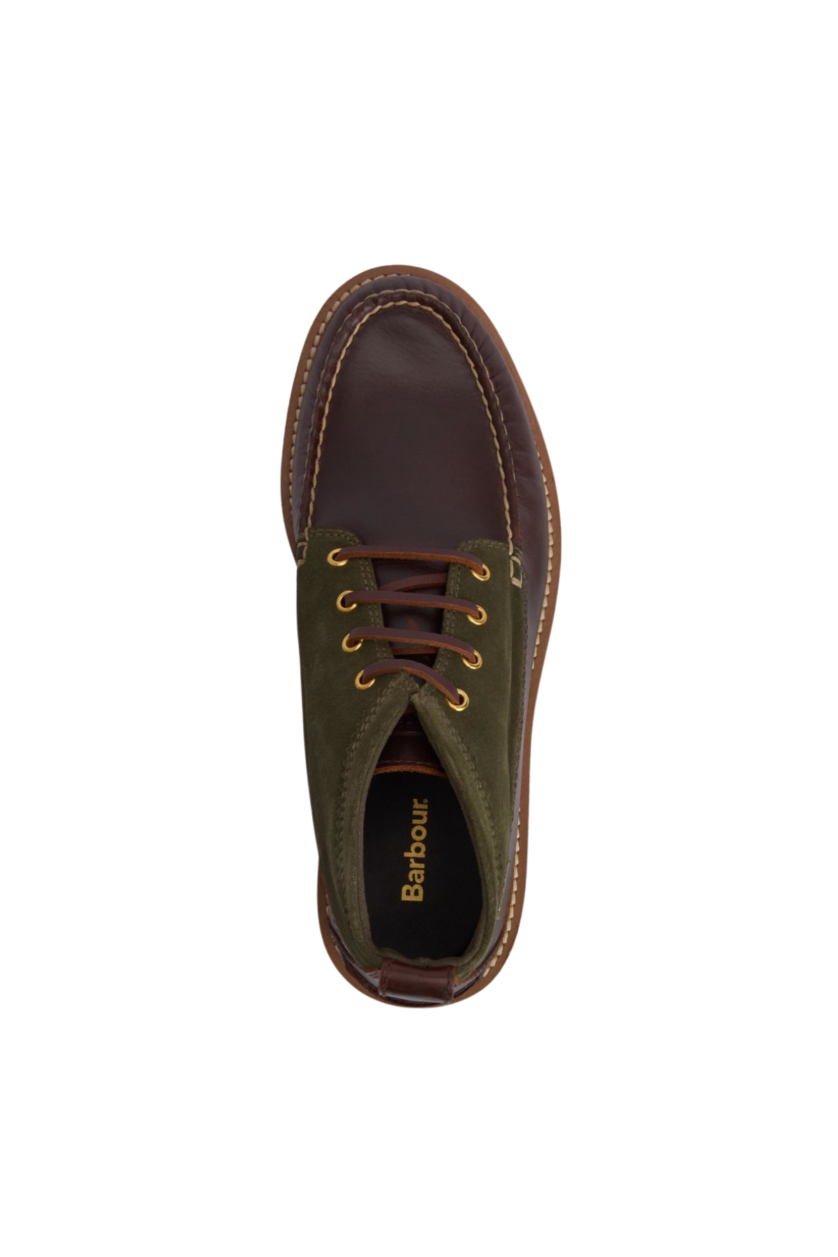 Barbour Hadston Chukka Bot OL32 Olive/Dark Brown