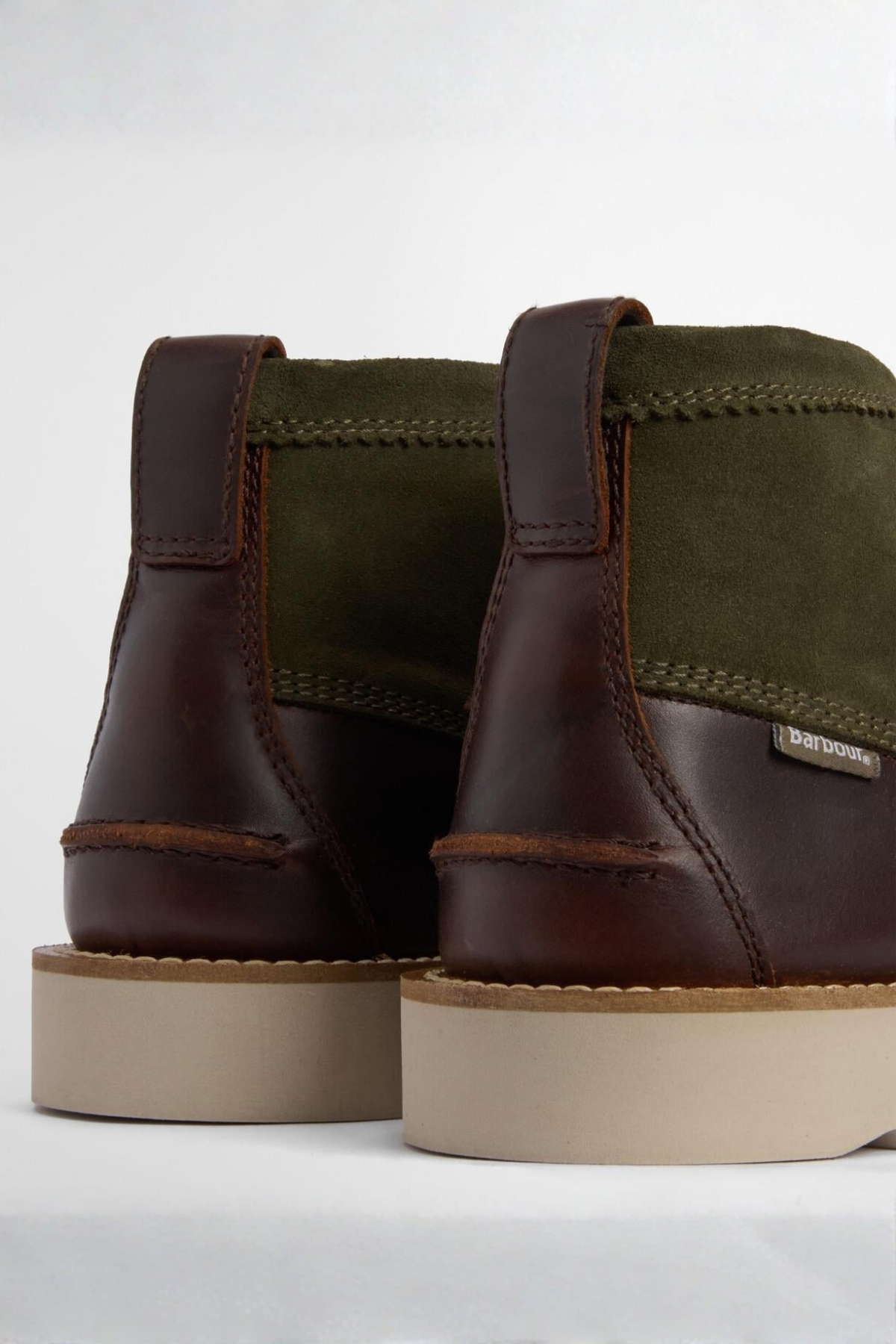 Barbour Hadston Chukka Bot OL32 Olive/Dark Brown