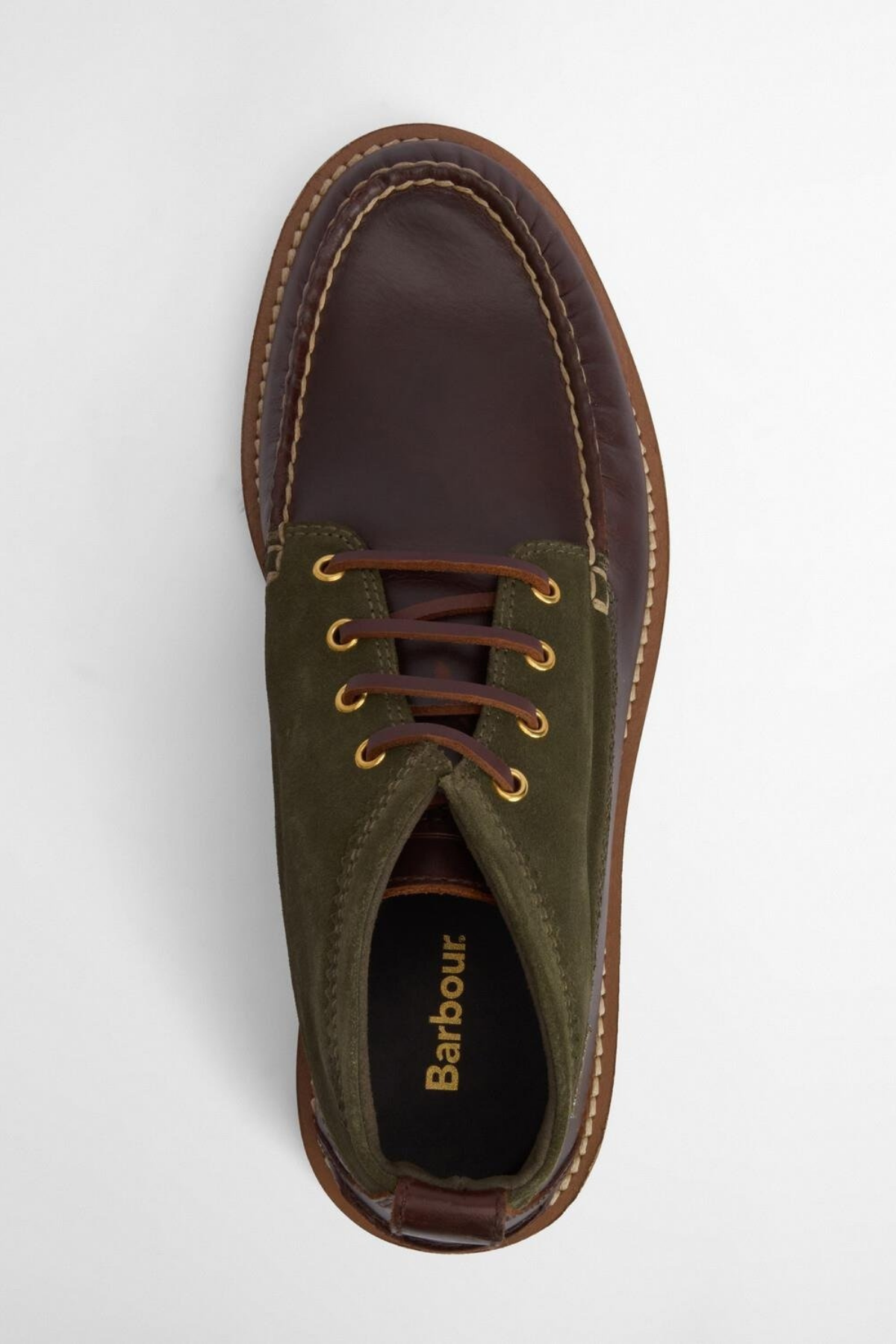 Barbour Hadston Chukka Bot OL32 Olive/Dark Brown