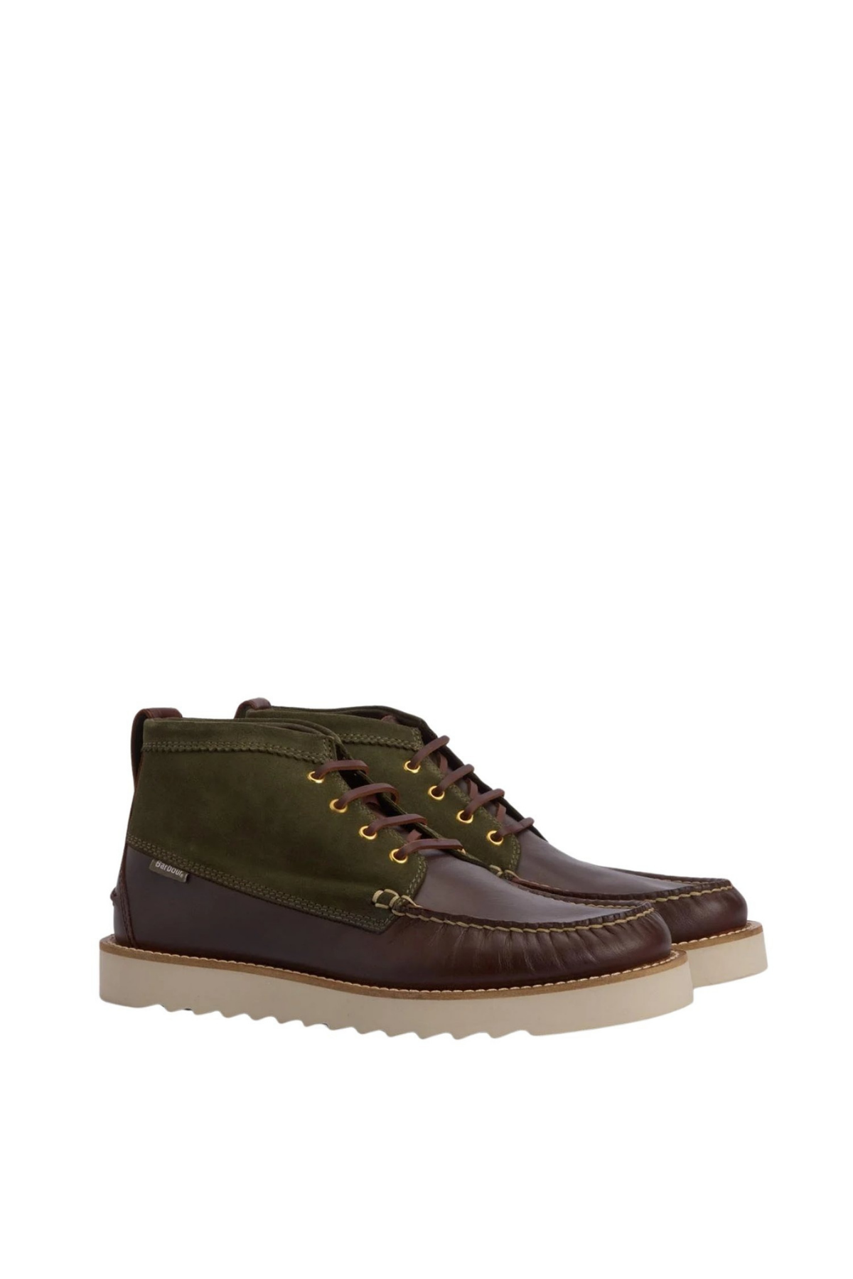 Barbour Hadston Chukka Bot OL32 Olive/Dark Brown