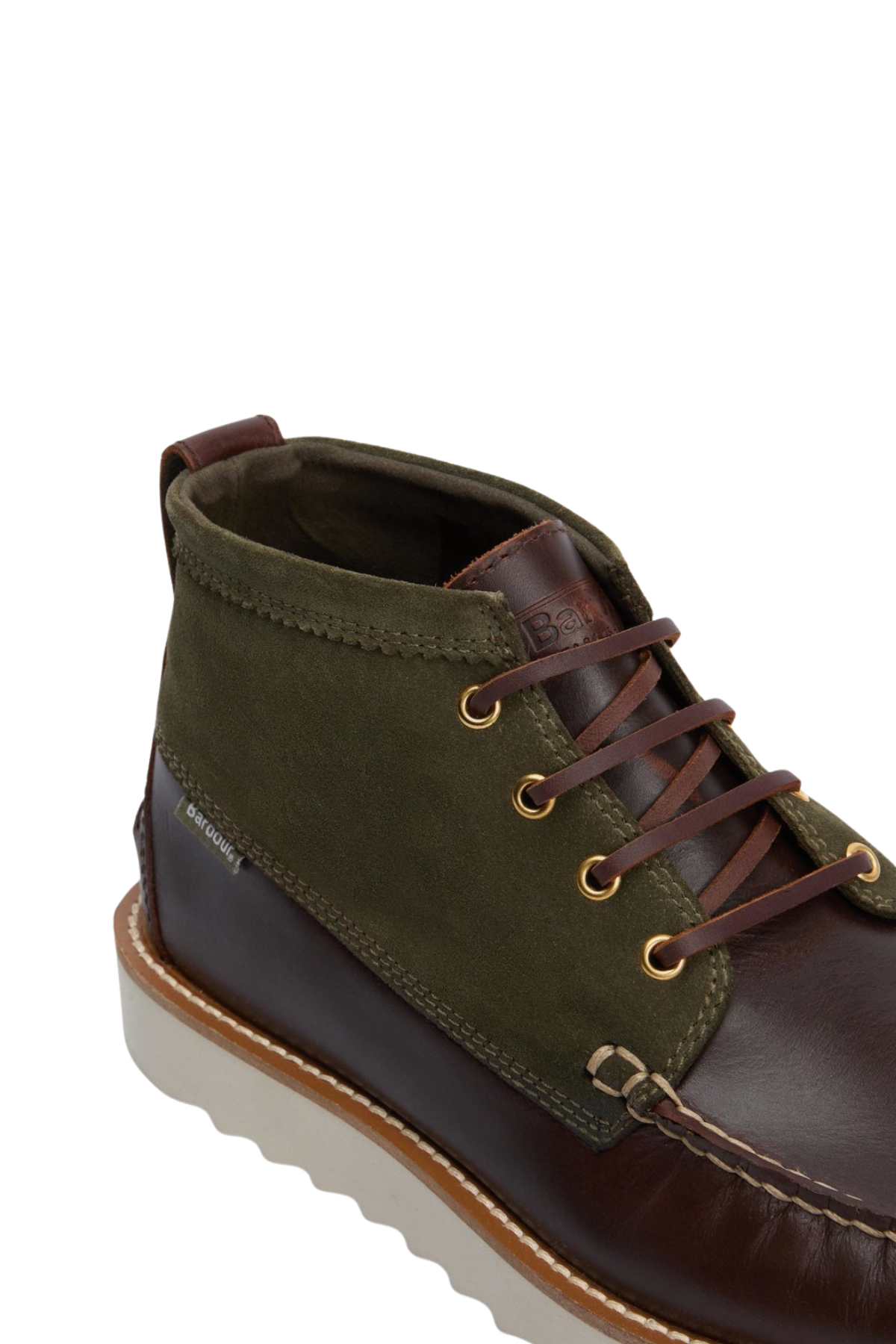 Barbour Hadston Chukka Bot OL32 Olive/Dark Brown
