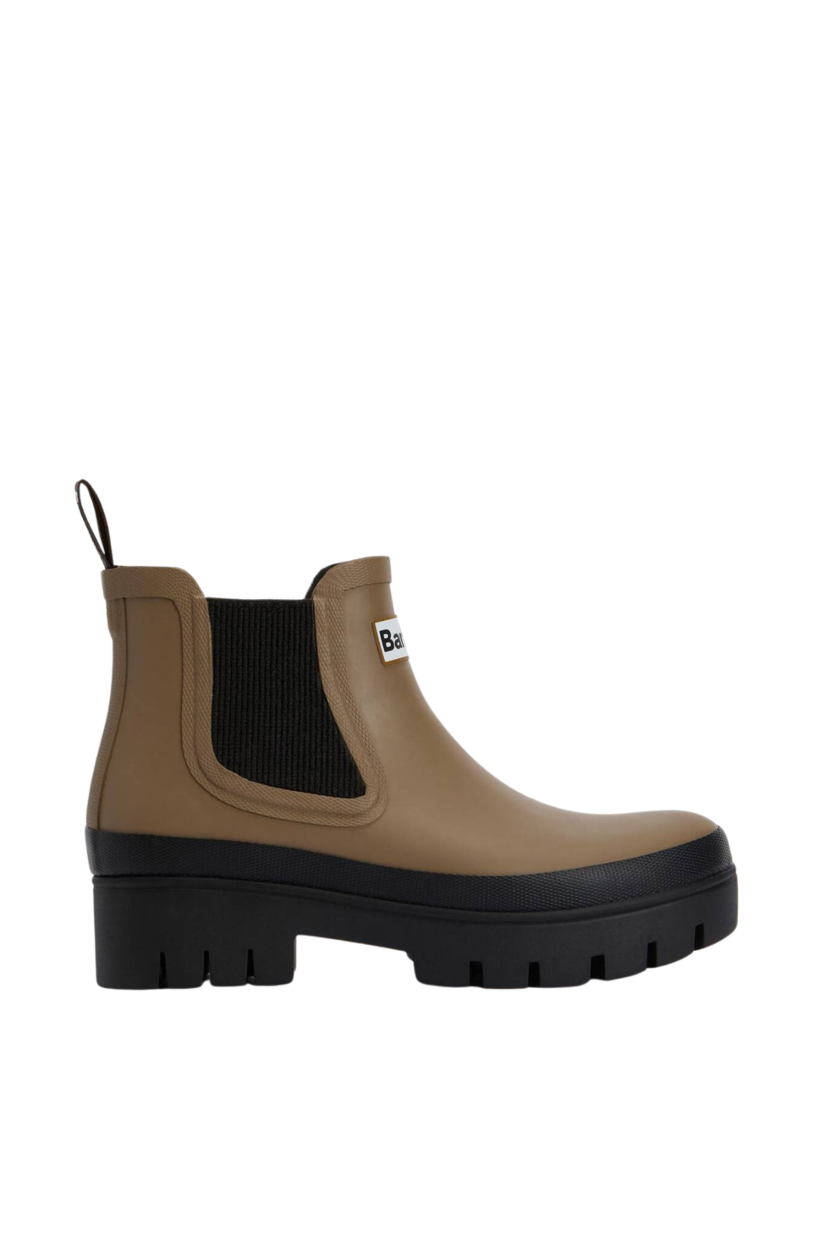 Barbour Halton Chelsea Yağmur Botu BE31 Military Brown