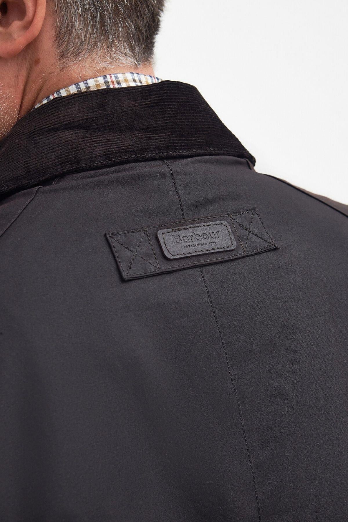 Barbour Halton Yağlı Ceket RU91 Rustic/Brown