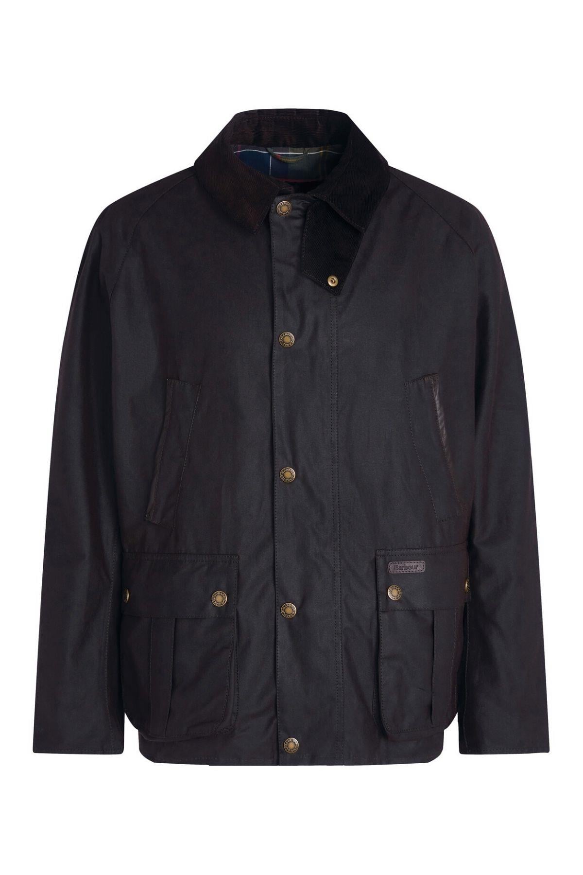 Barbour Halton Yağlı Ceket RU91 Rustic/Brown