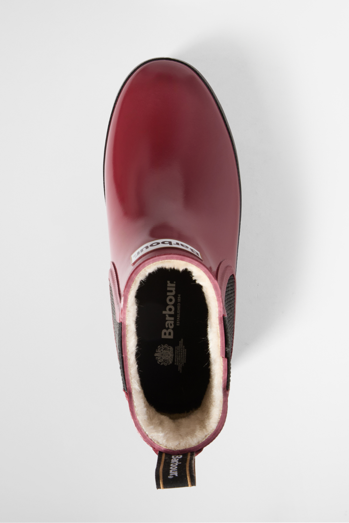 Barbour Halton Yağmur Botu RE87 Cranberry Gloss