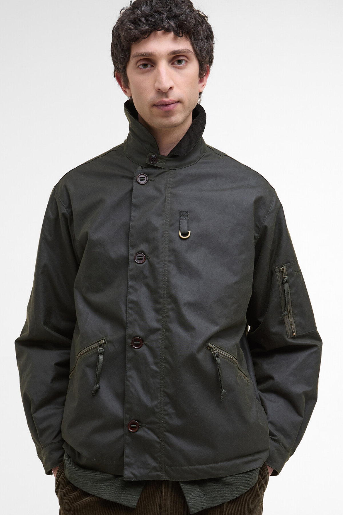 Barbour Hanger Yağlı Deck Ceket OL99 Archive Olive