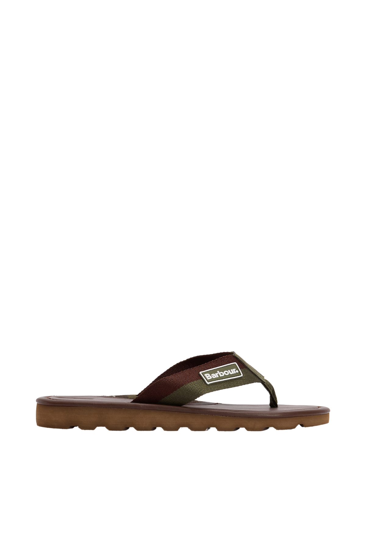 Barbour Harker Plaj Terliği BR95 Choc/Olive