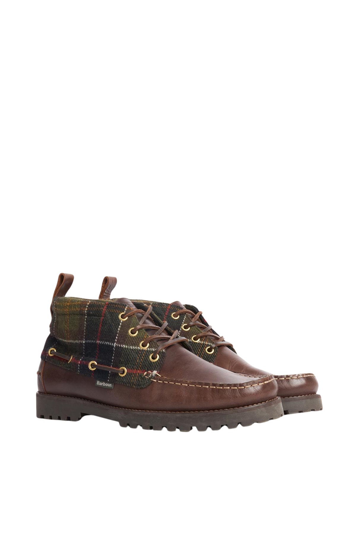 Barbour Harle Mid Chukka Bot BR74  Brown Classic Tartan