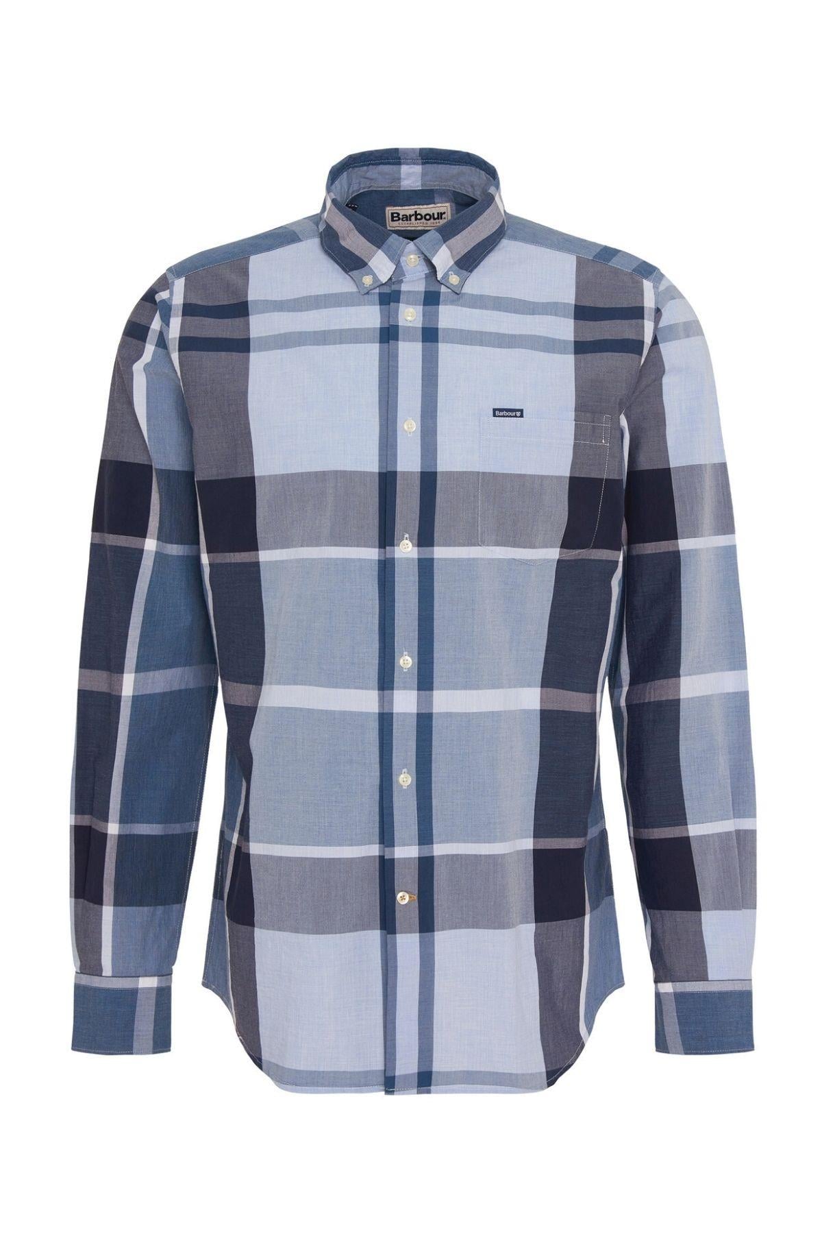 Barbour Harris Tailored Gömlek TN22 Berwick Blue