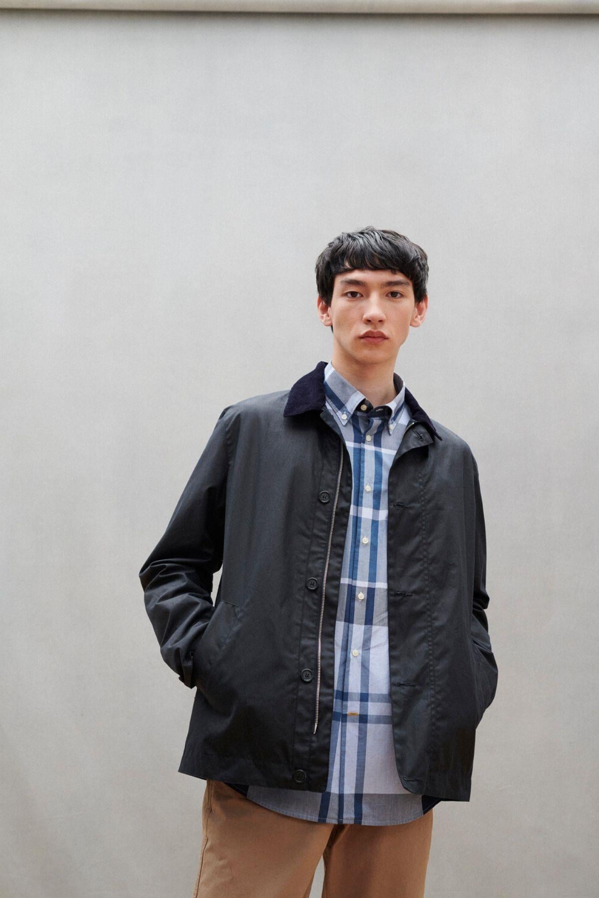 Barbour Harris Tailored Gömlek TN22 Berwick Blue