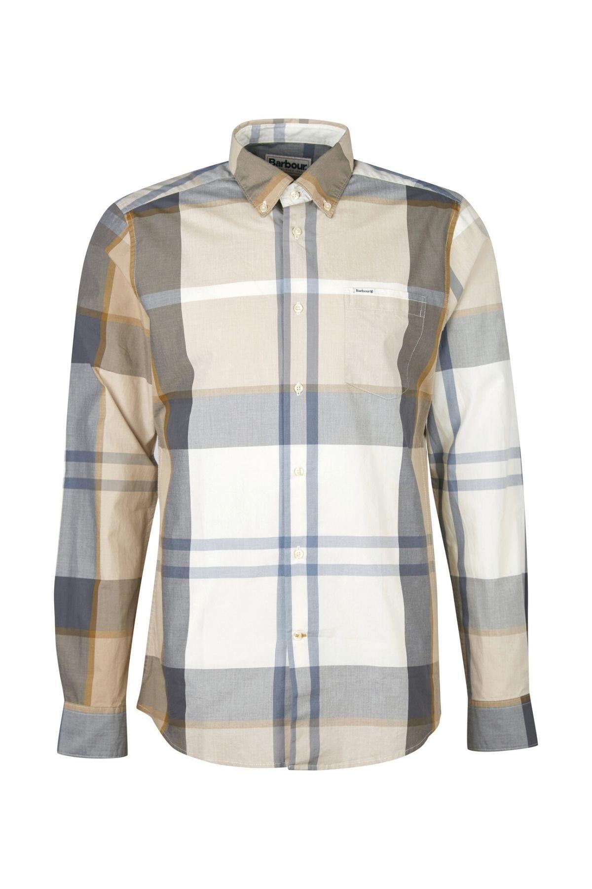 Barbour Harris Tailored Gömlek TN88 Amble Sand Tartan