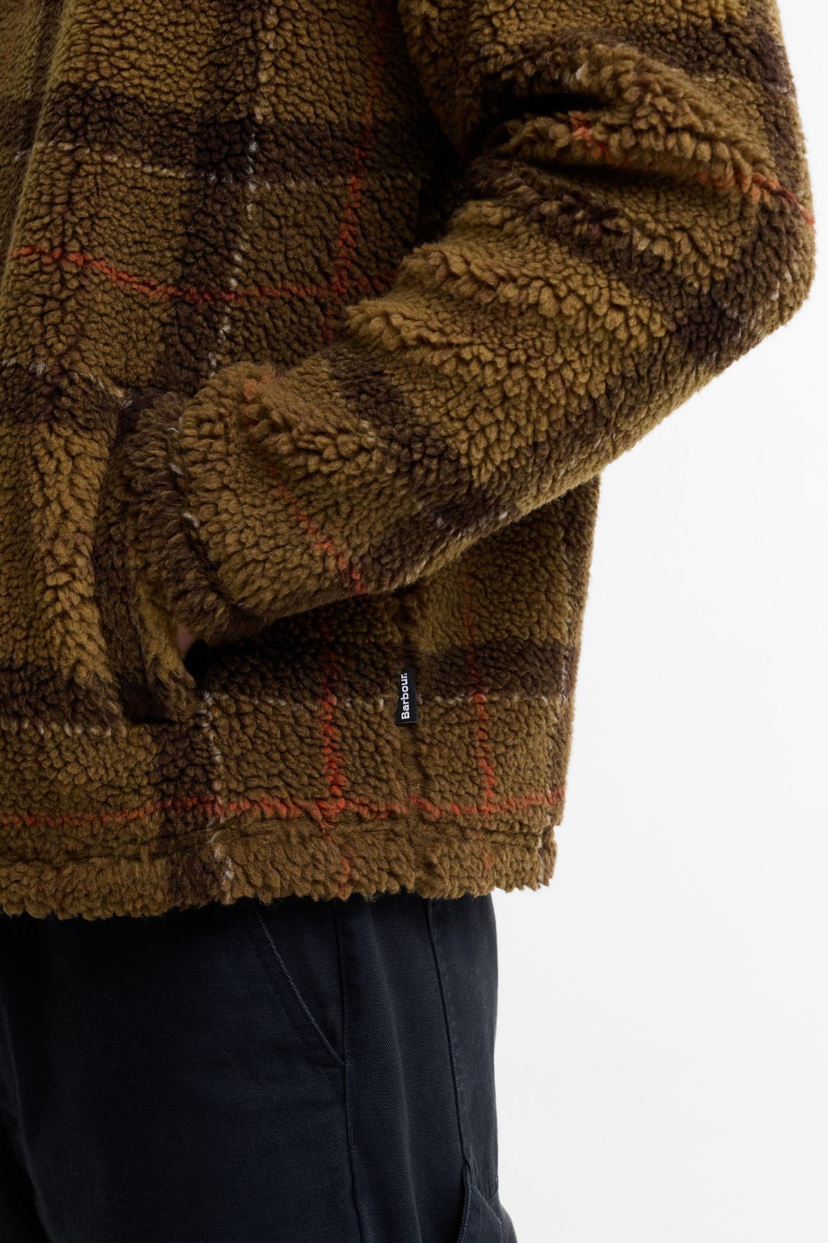 Barbour Hartley Half Zip Polar TN91 Muted Tartan